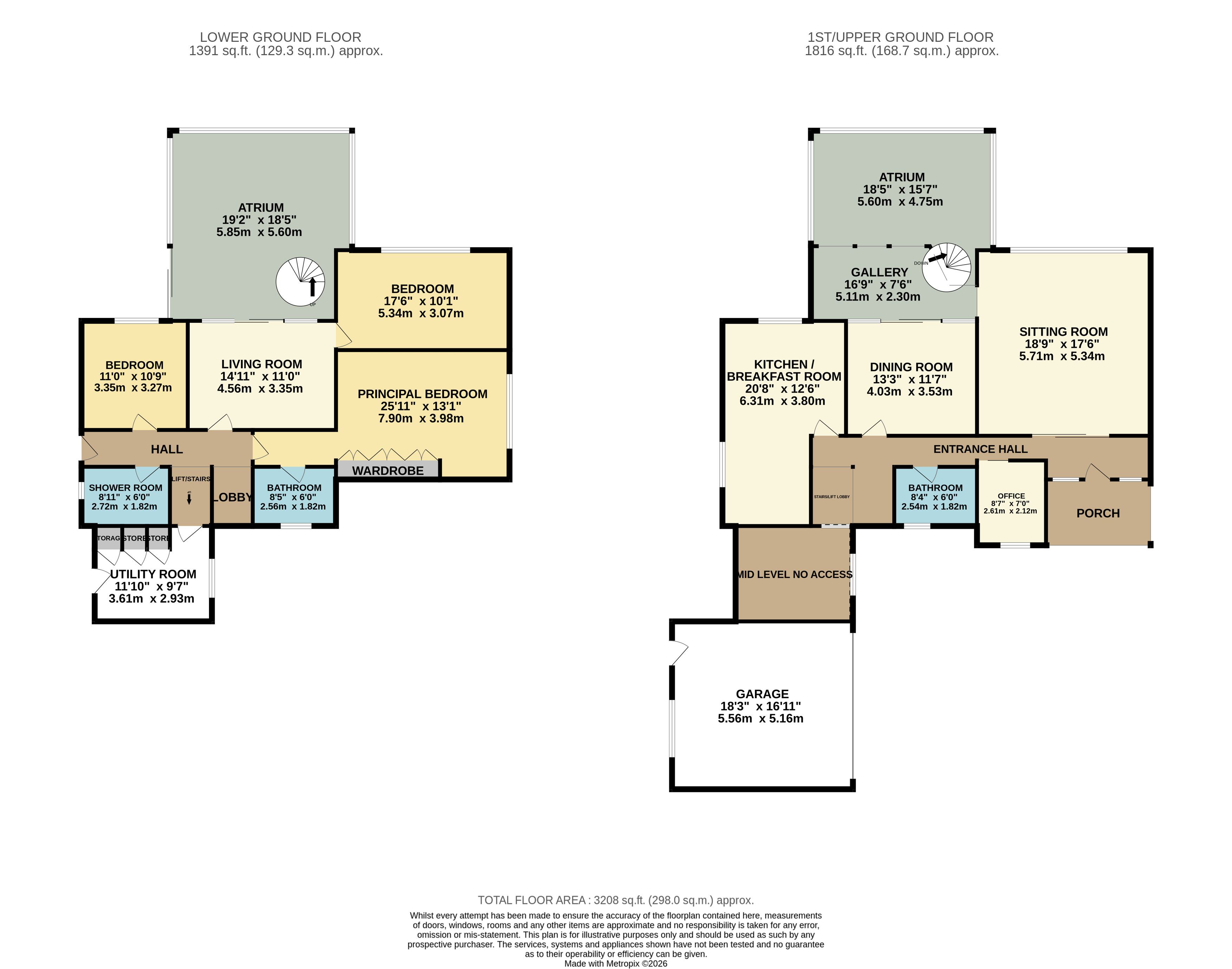 63, Cavendish Road, Matlock floorplan