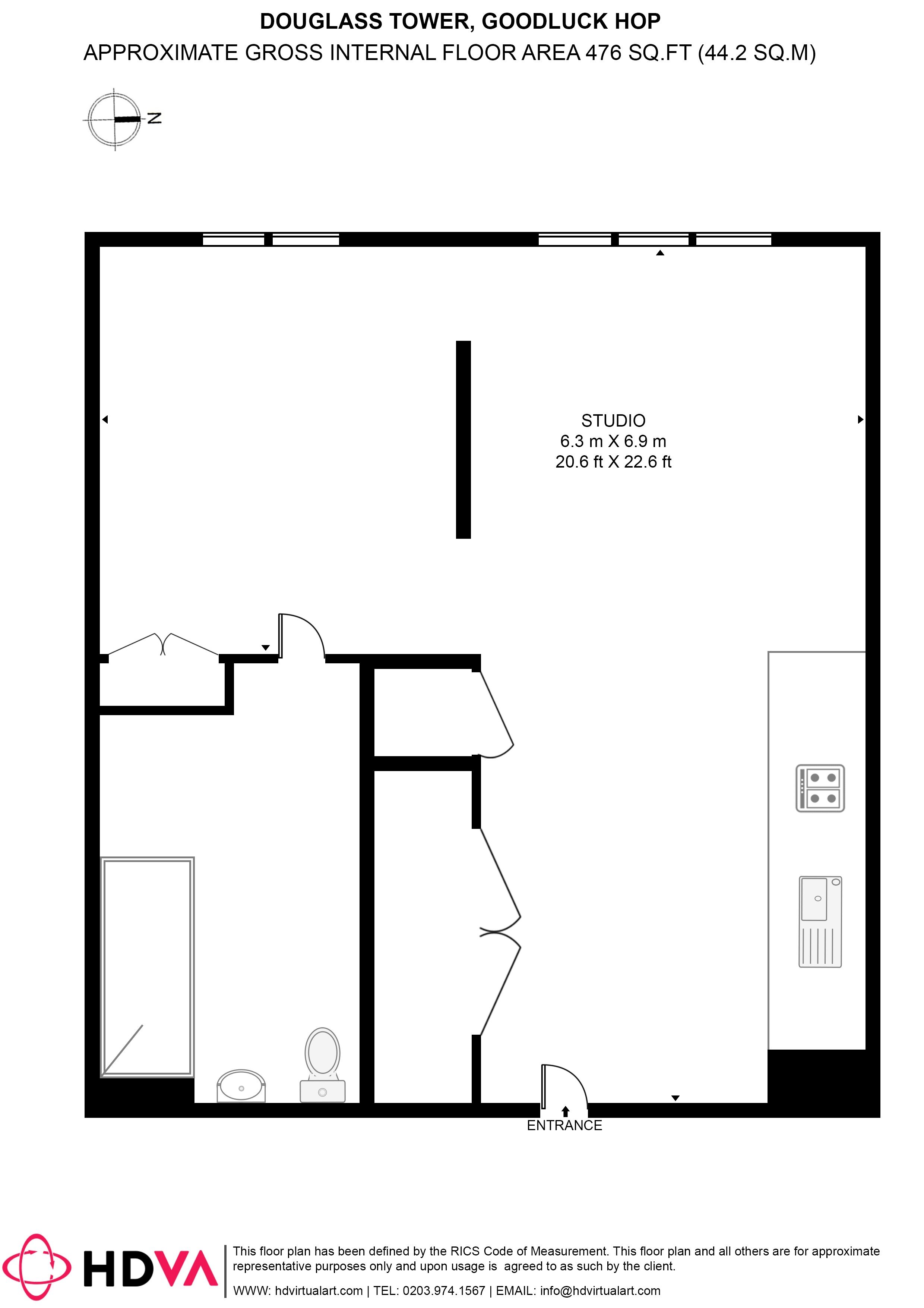 Goodluck Hope Walk, London floorplan
