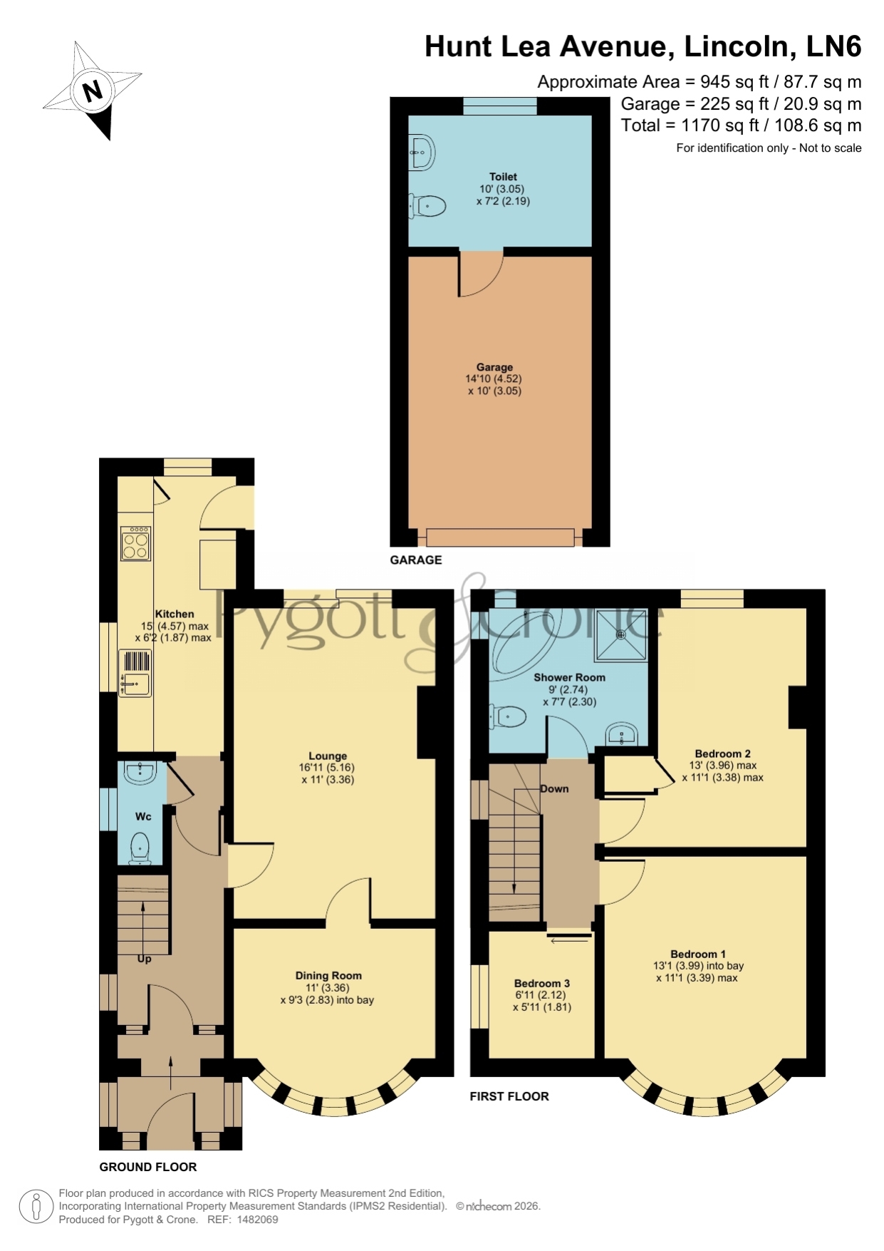 9, Hunt Lea Avenue, Lincoln floorplan