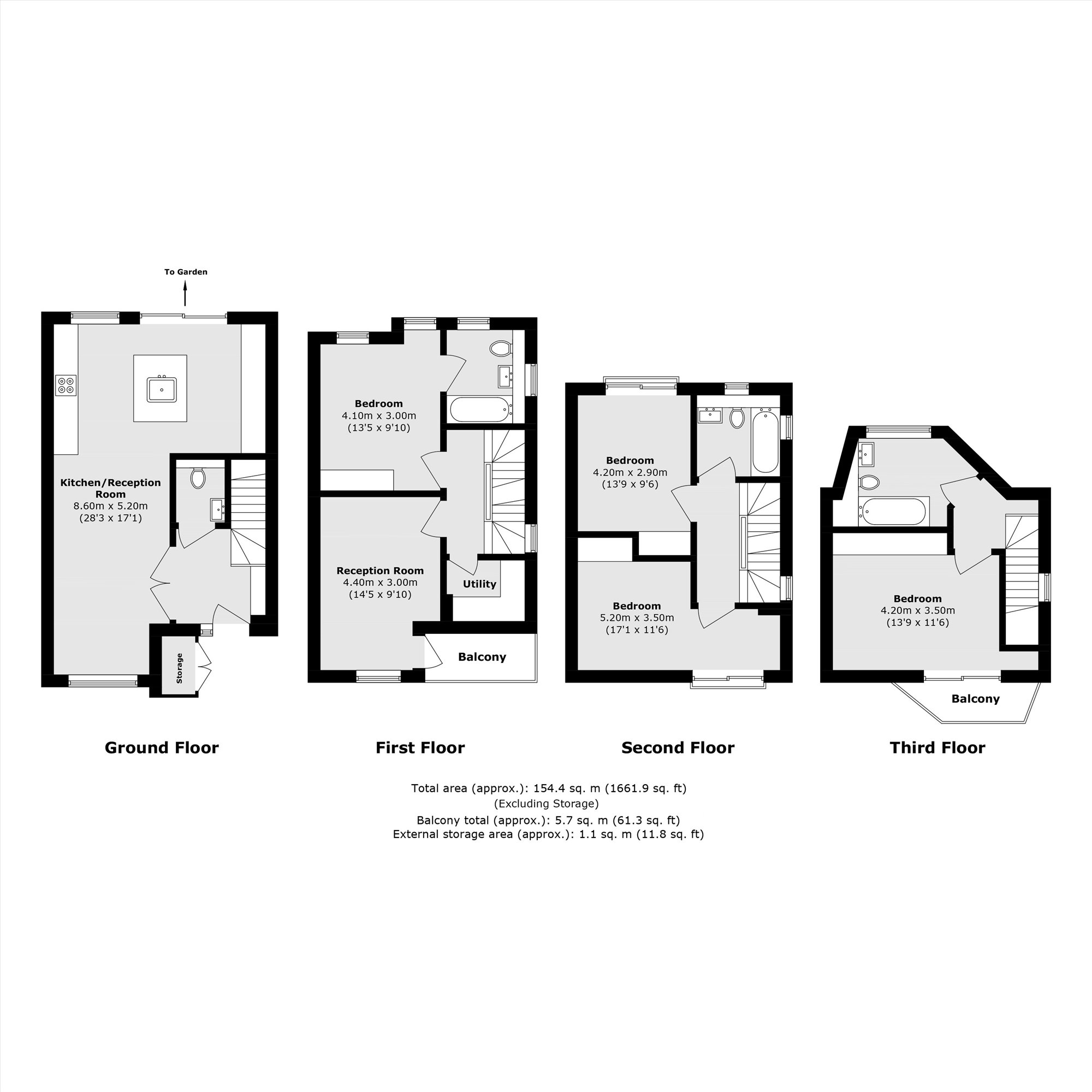 House 6, Clubhouse Residences, Craven Road, London floorplan