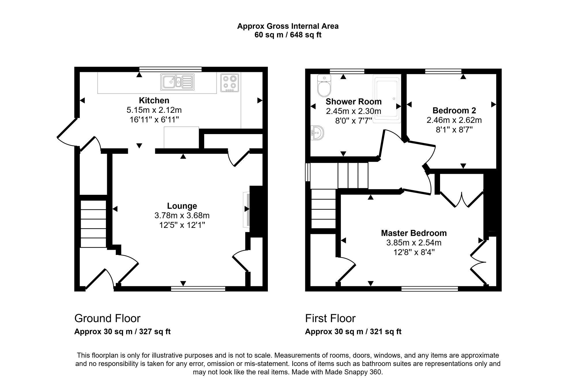 85, Castle Avenue, Rochester floorplan