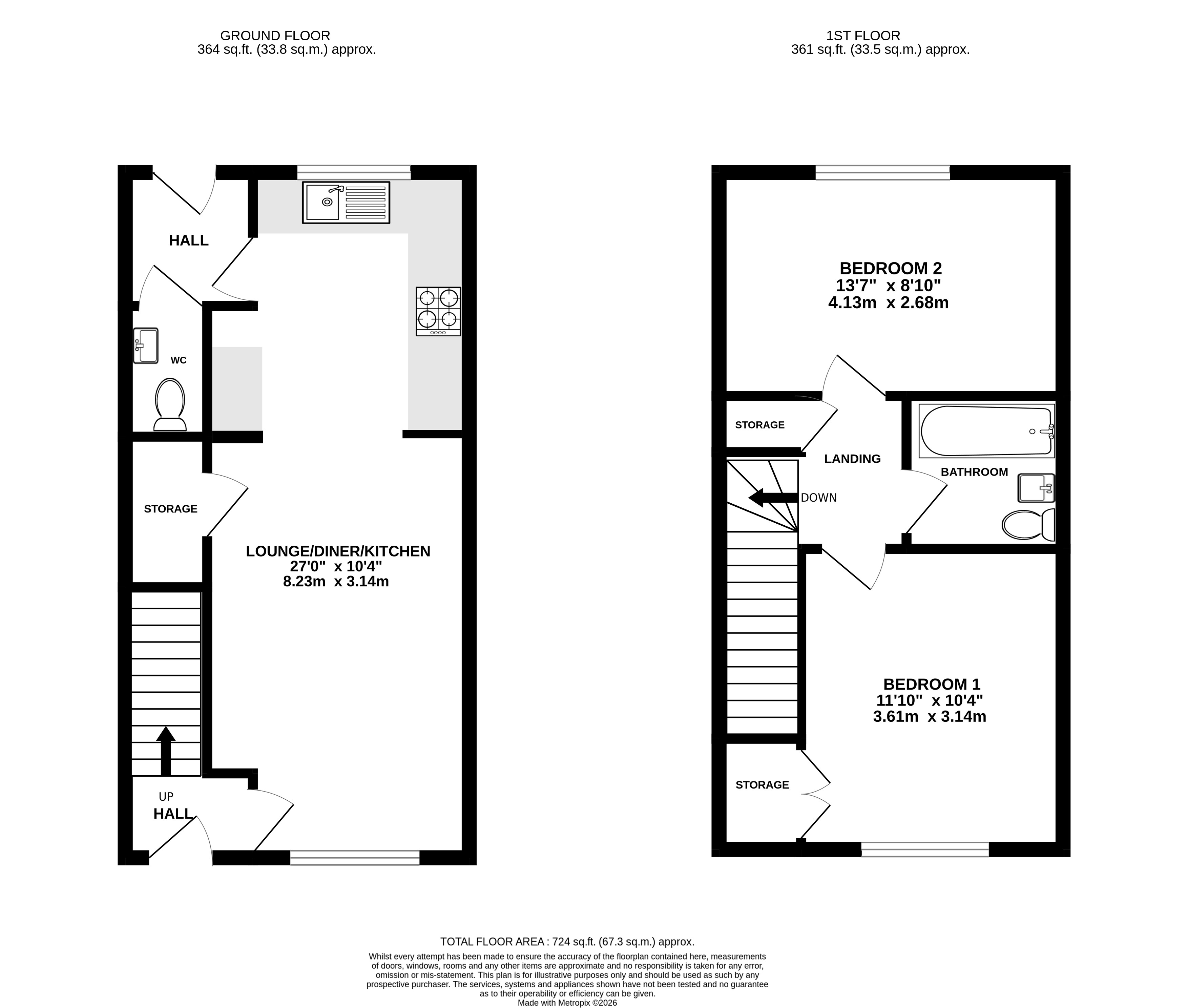 7, Hedgerow Close, Basingstoke floorplan