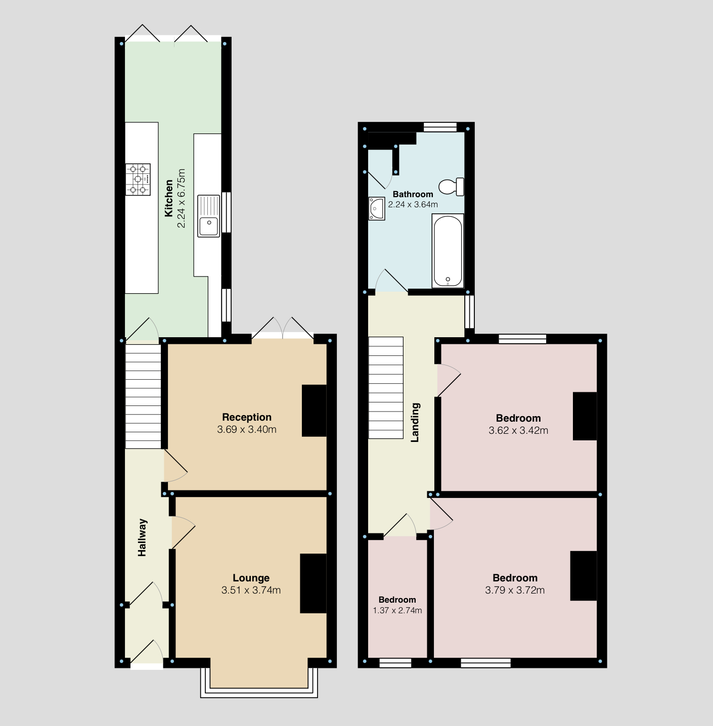 48, Watt Road, Birmingham floorplan