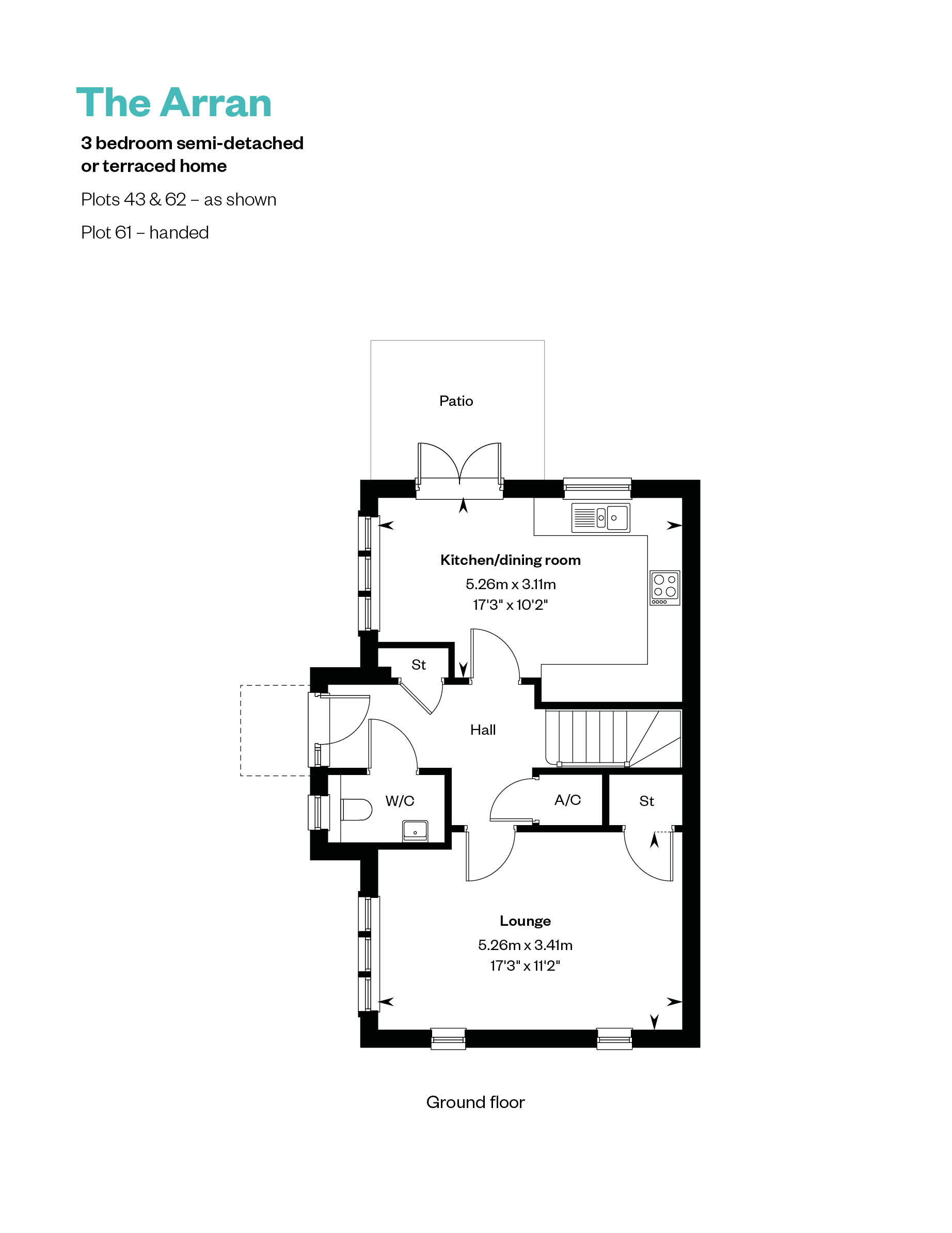 43, 16 Callaghan Road, Bridge Of Don, Ab22 9Bg floorplan