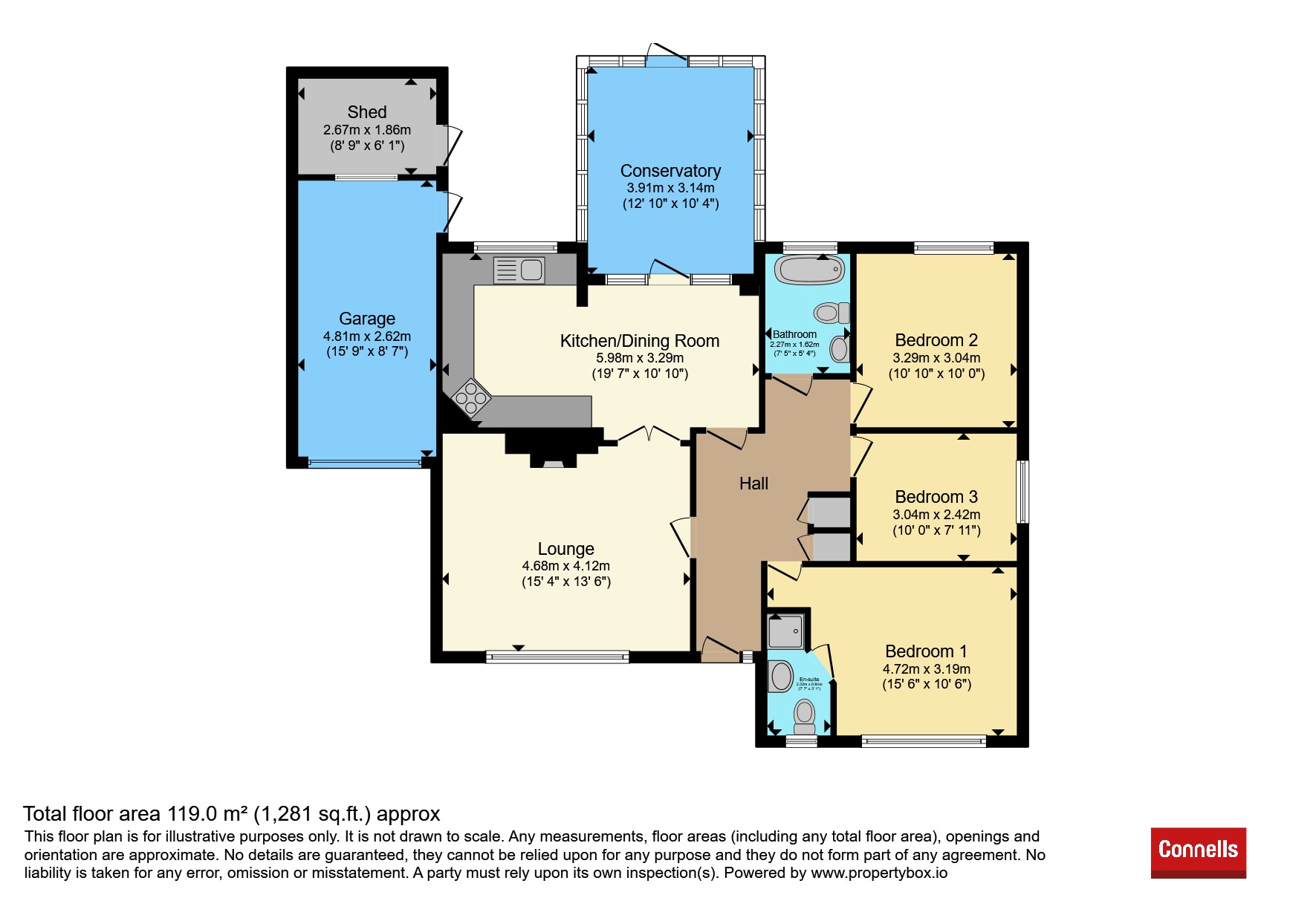 67, Brantwood Drive, PAIGNTON floorplan