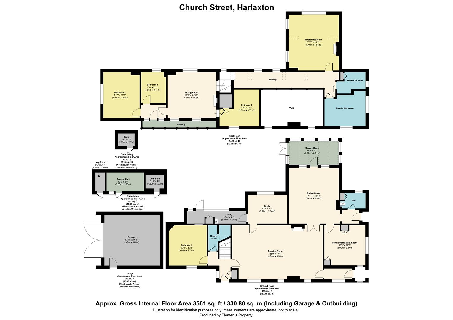 16, Old School House, Church Street, Harlaxton floorplan
