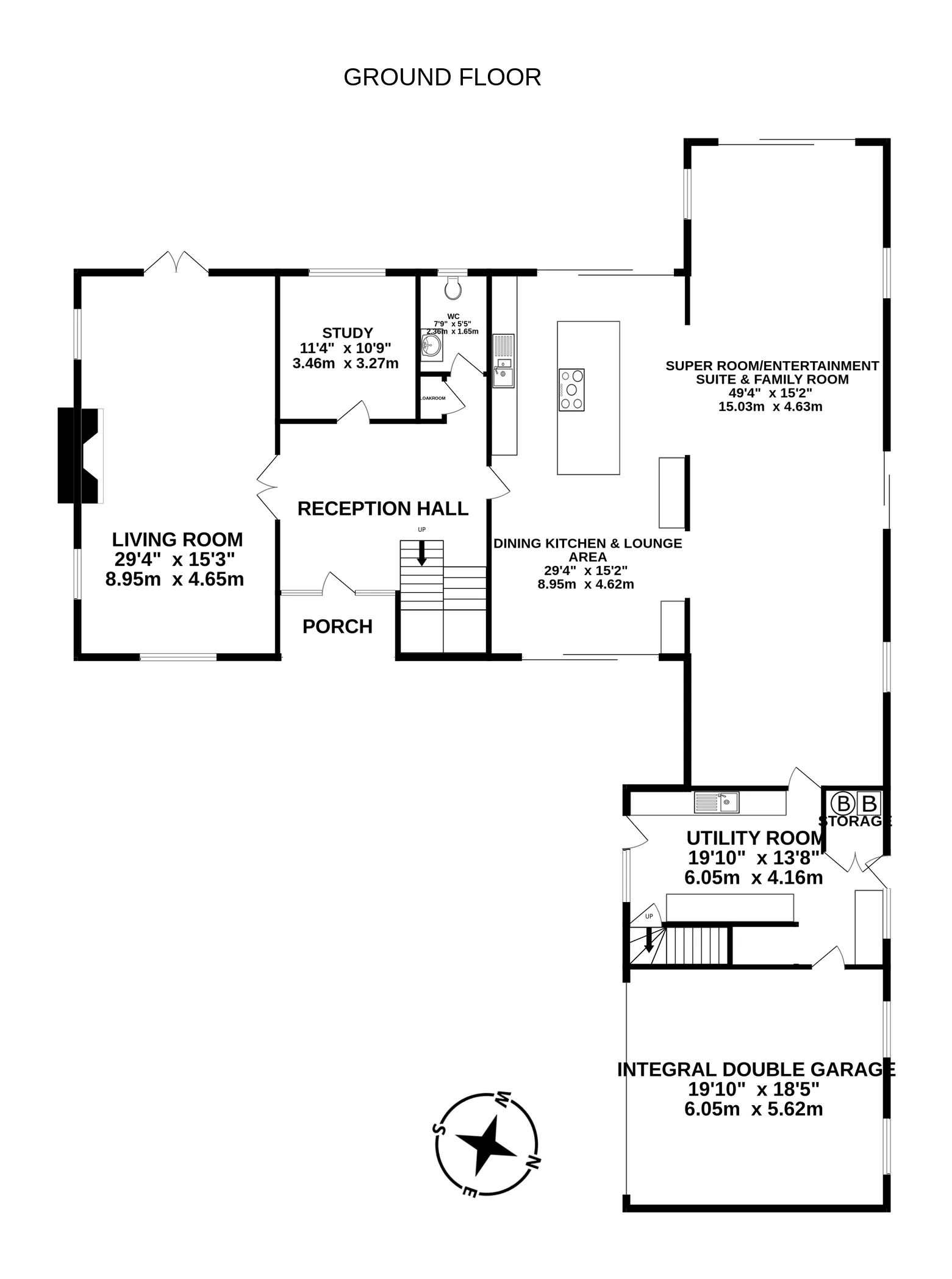 3 The Falls, Tromode Road, Douglas floorplan