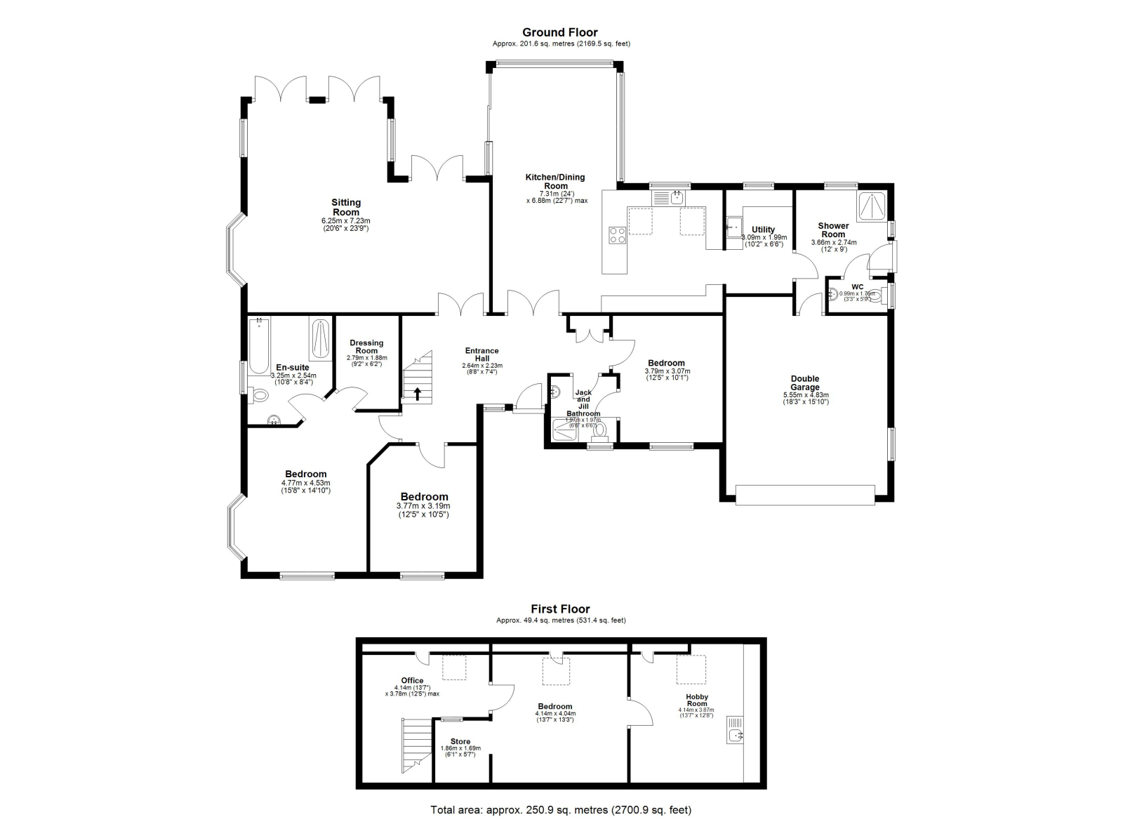 Swallows Rest, Windmill Road, St Minver floorplan