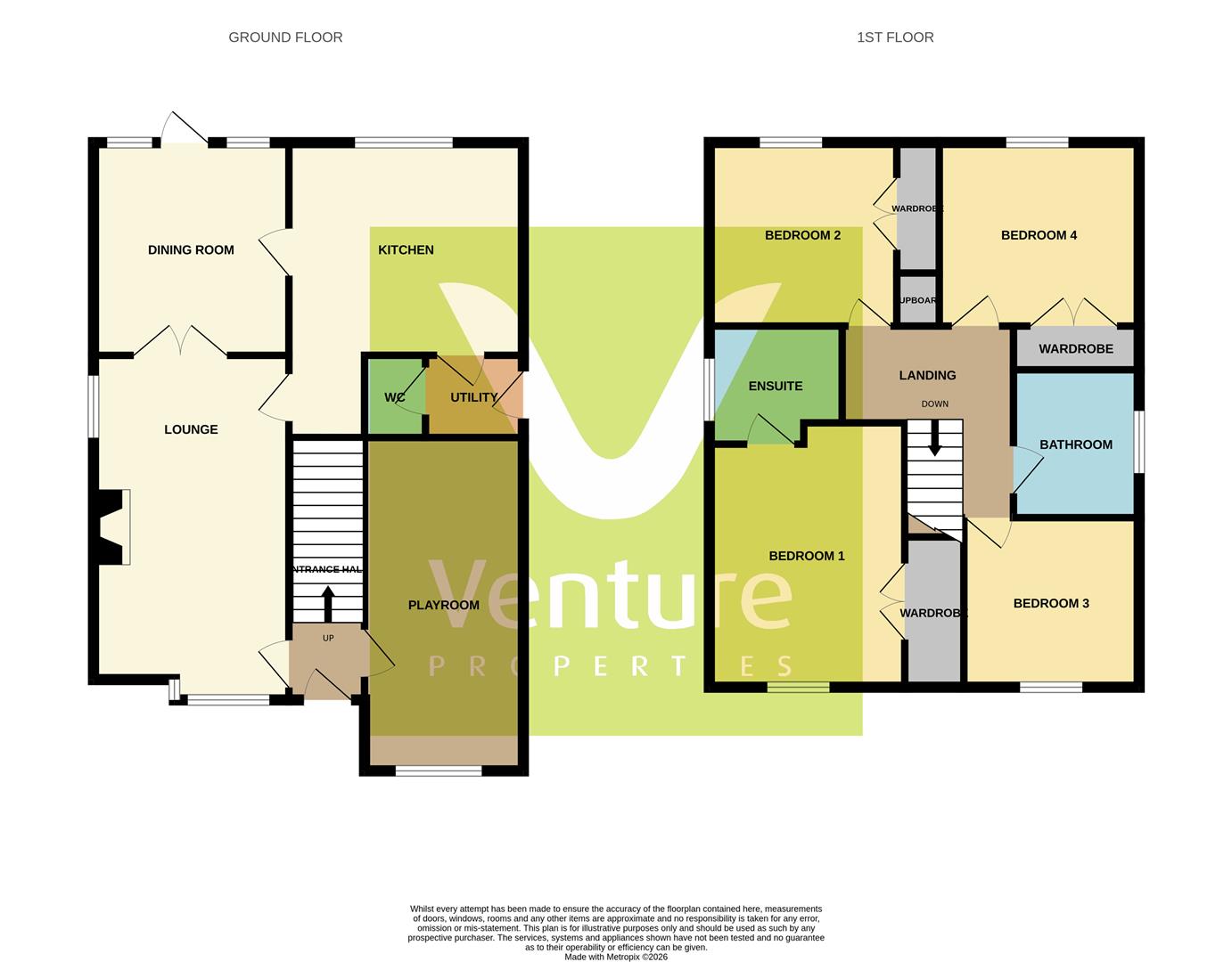 21, Oakfields, Hunwick floorplan