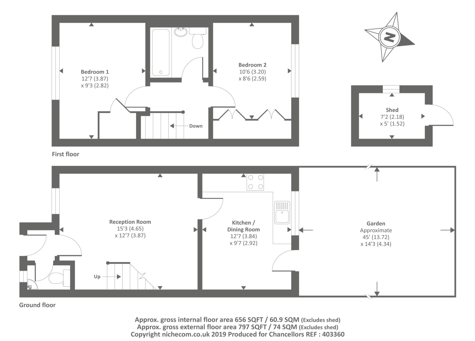 Tarret Burn, Didcot floorplan