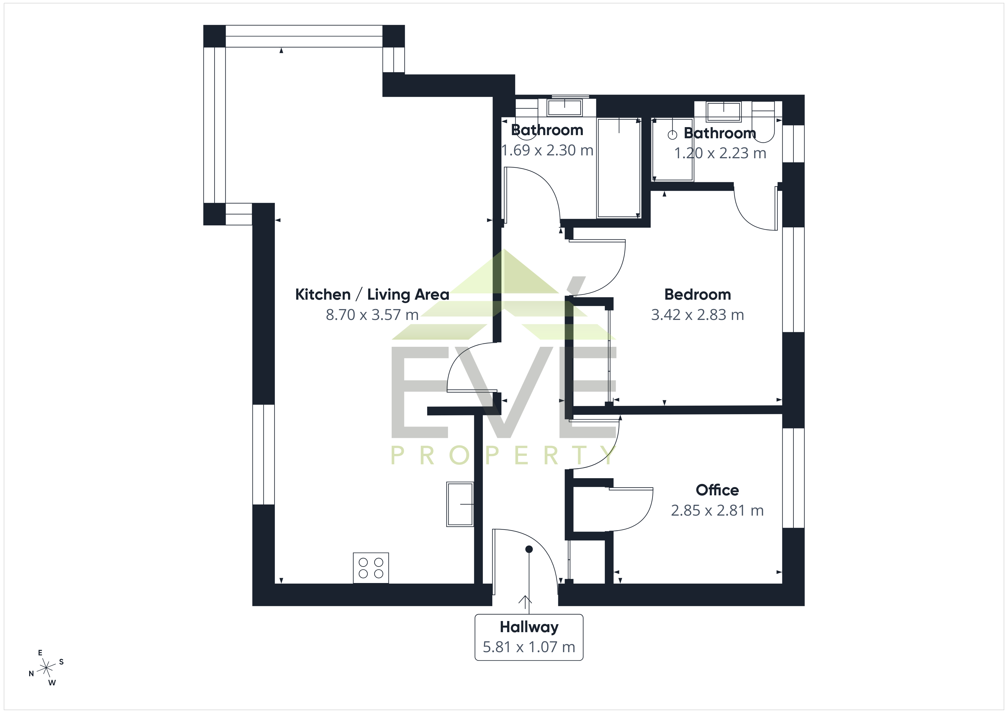 2/2, 38, Castlegreen Street, West Dunbartonshire floorplan
