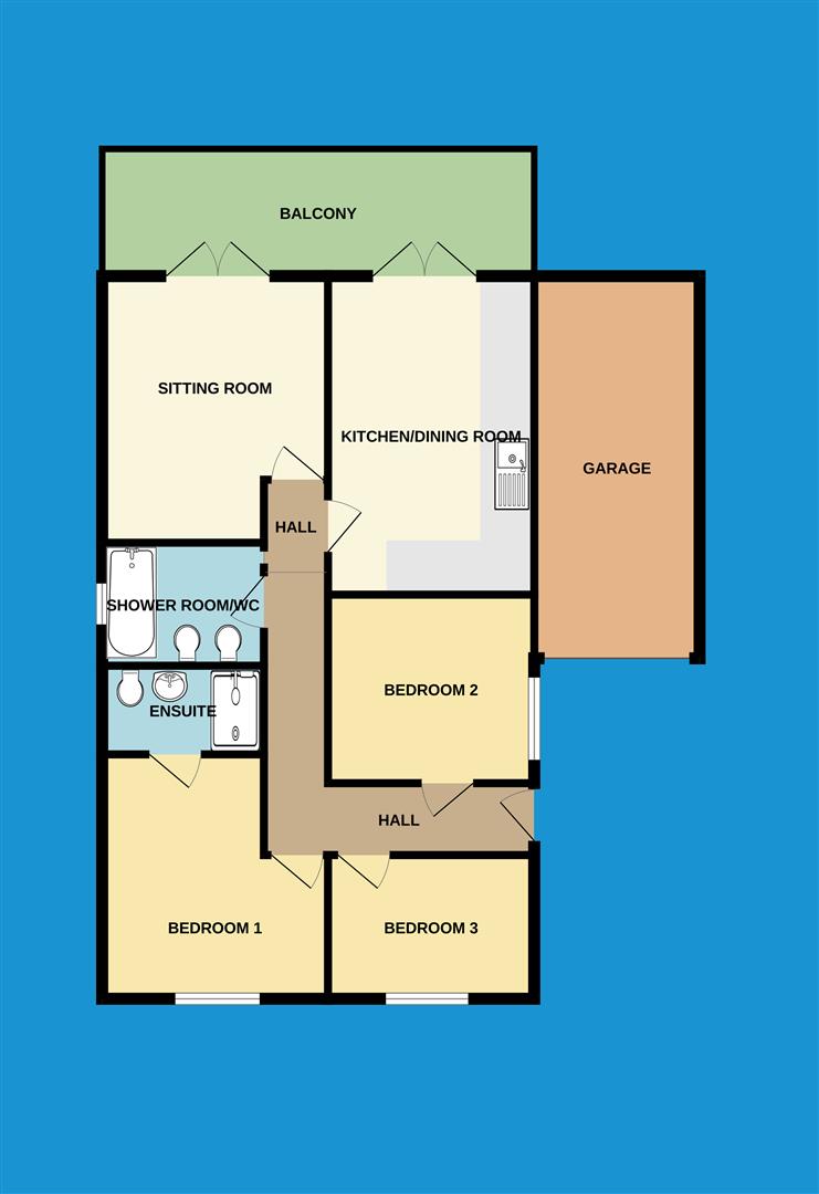 19, Well Meadow, Launceston floorplan