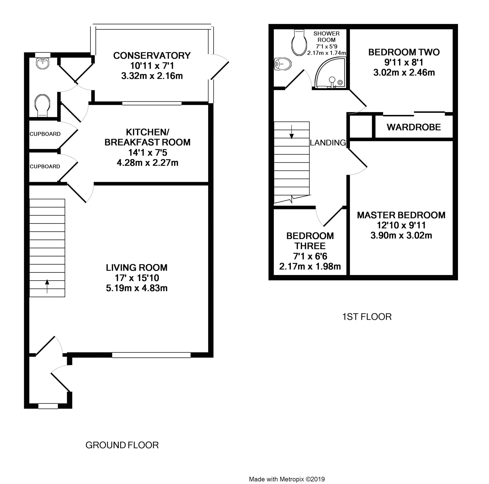 3 Bedrooms Terraced house to rent in Redmayne Close, Camberley, Surrey GU15