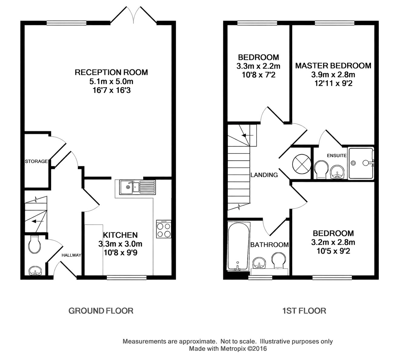 11, Squirrels Close, Kent floorplan