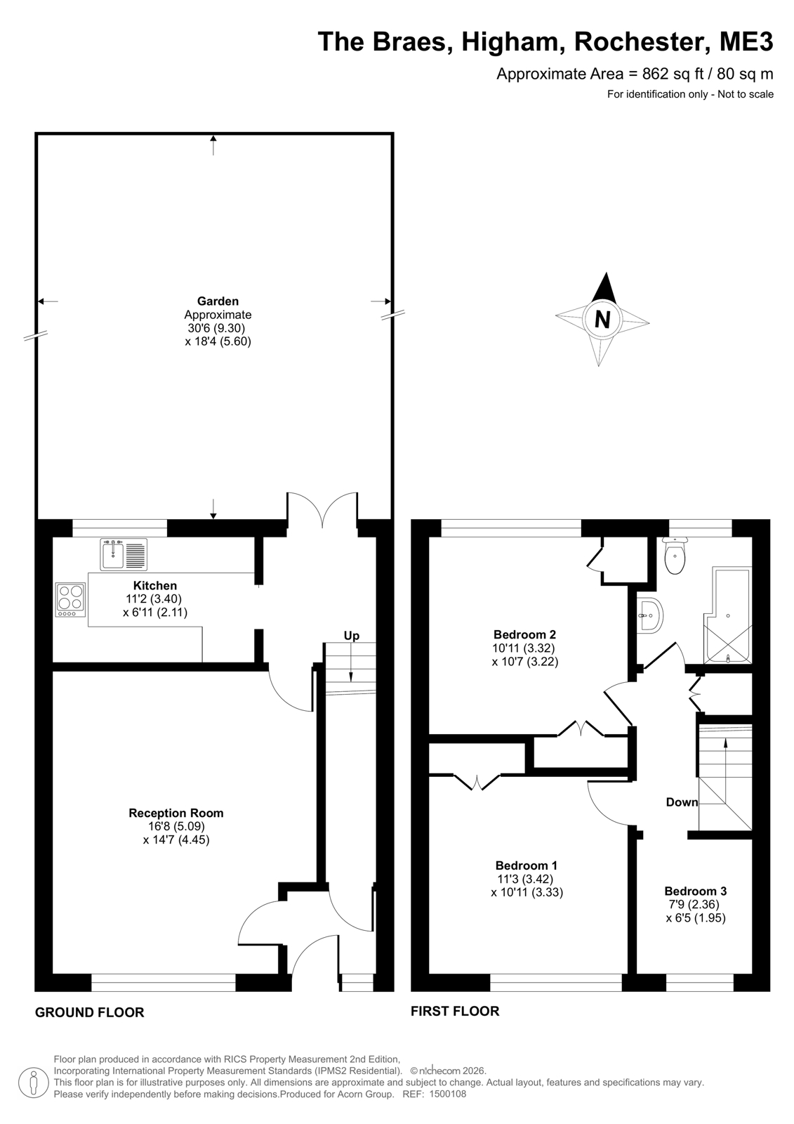 6, The Braes, Rochester floorplan
