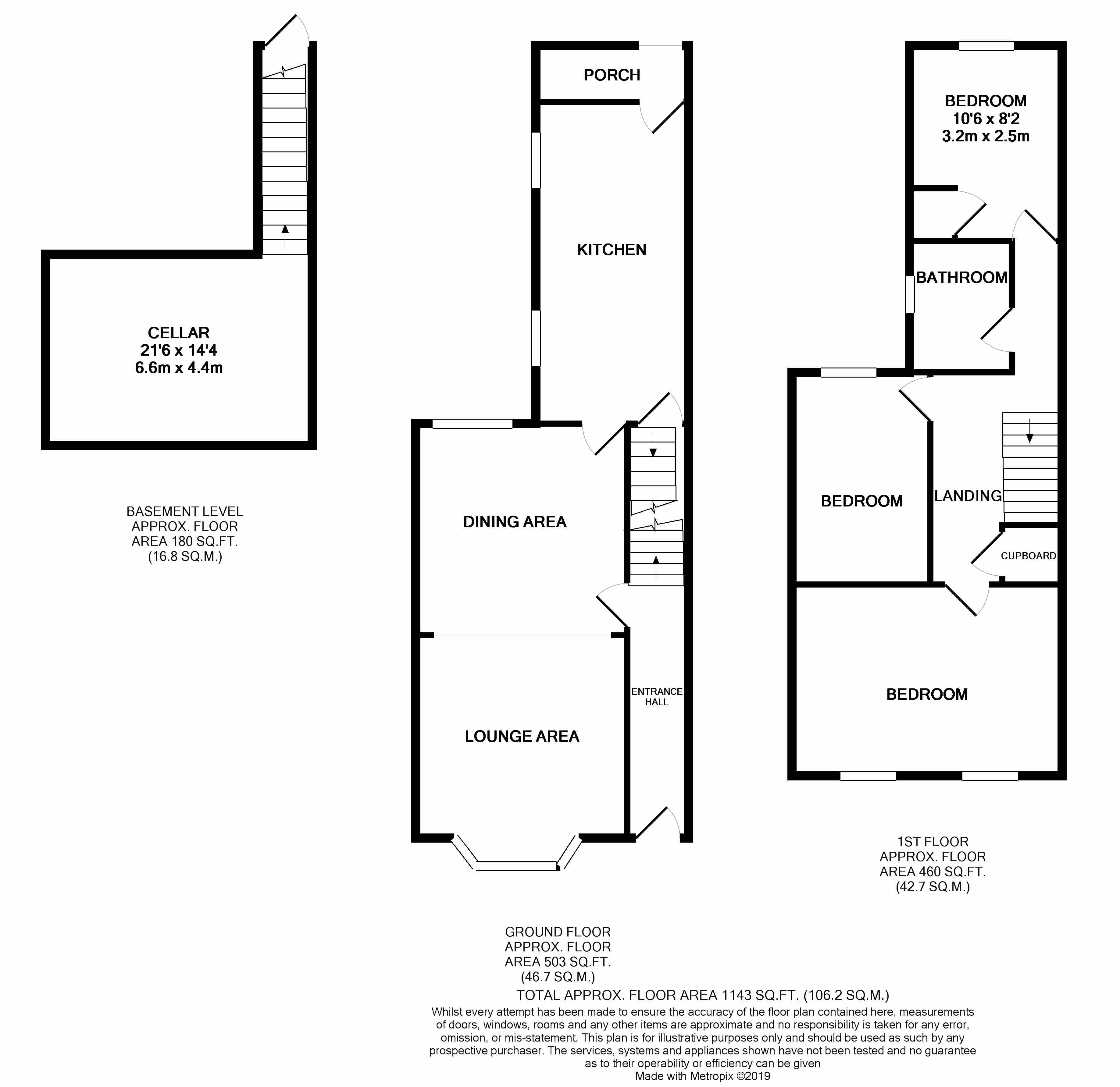 3 Bedrooms Terraced house for sale in Clarke Road, Northampton NN1