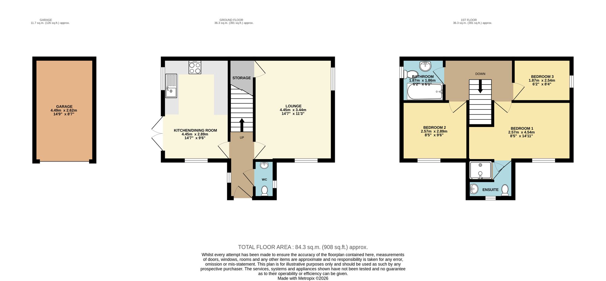 19 Fox Street, Worksop floorplan