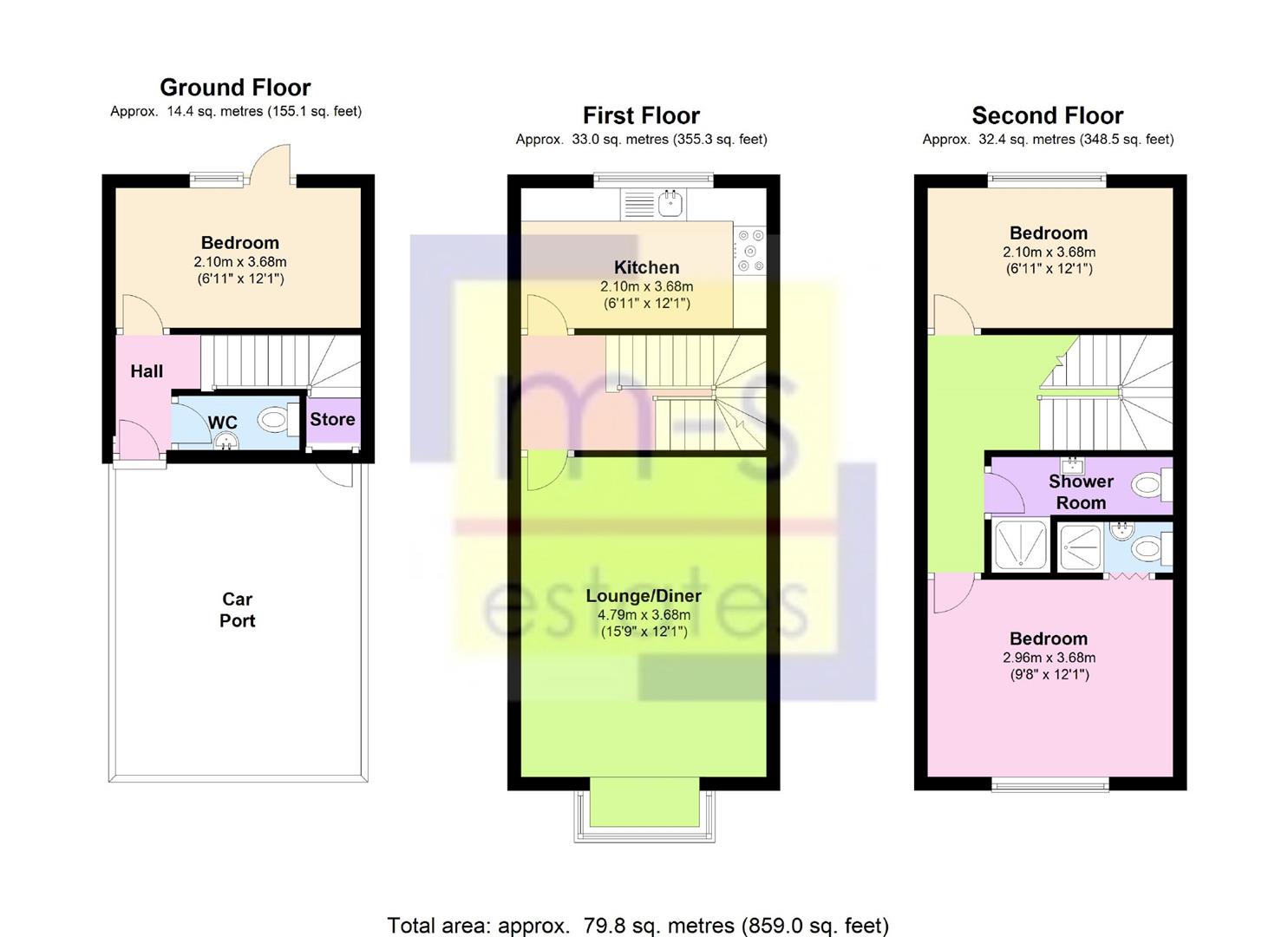 3 Bedrooms Terraced house to rent in Lenton Manor, Lenton, Nottingham NG7