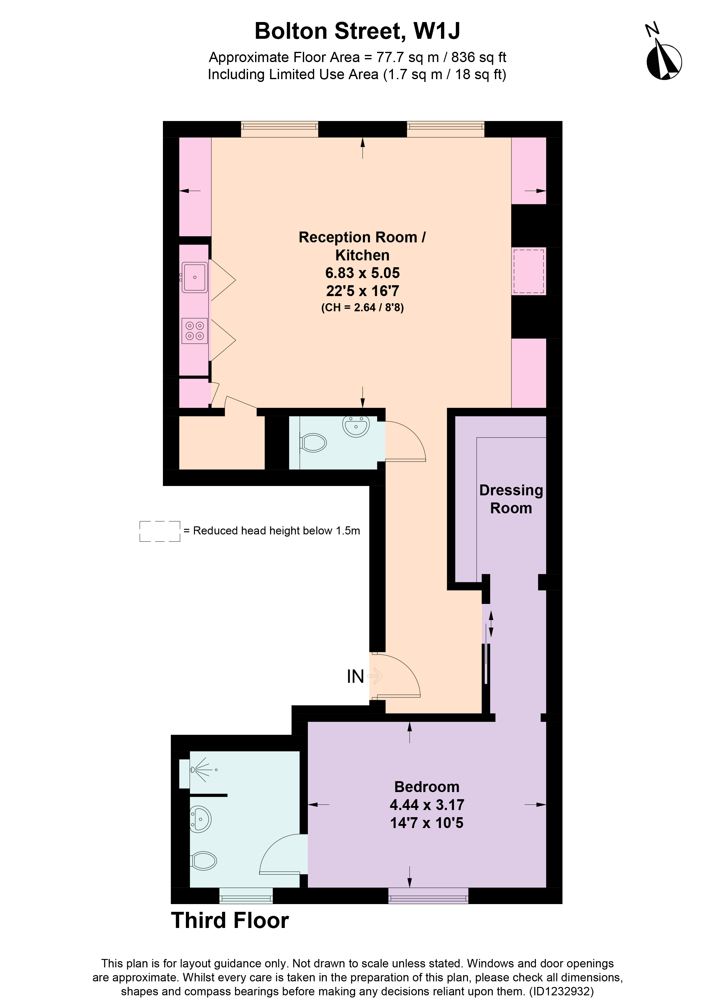 27, The Bolton Collection, London floorplan