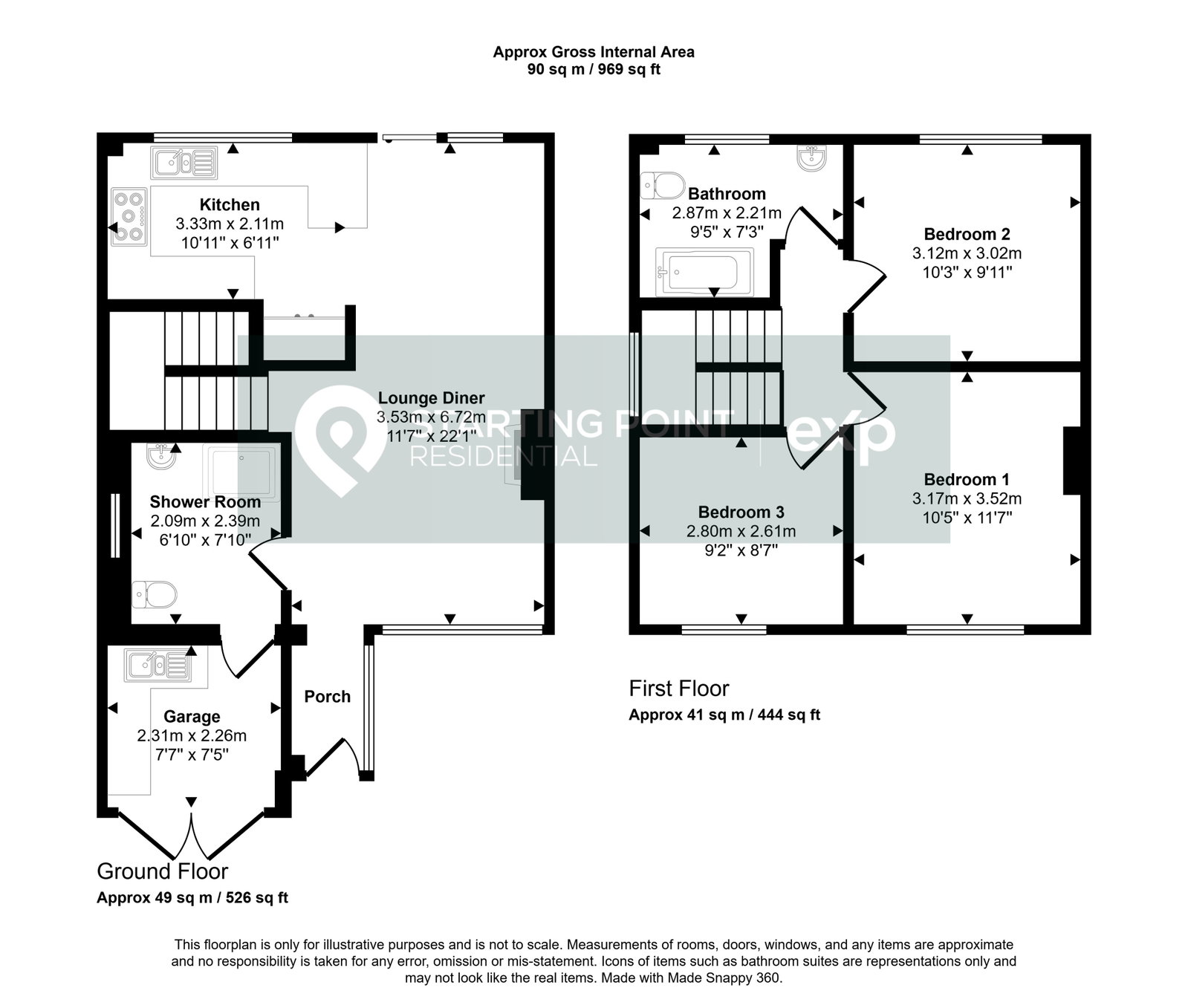 16, Russet Way, Burnham on Crouch floorplan