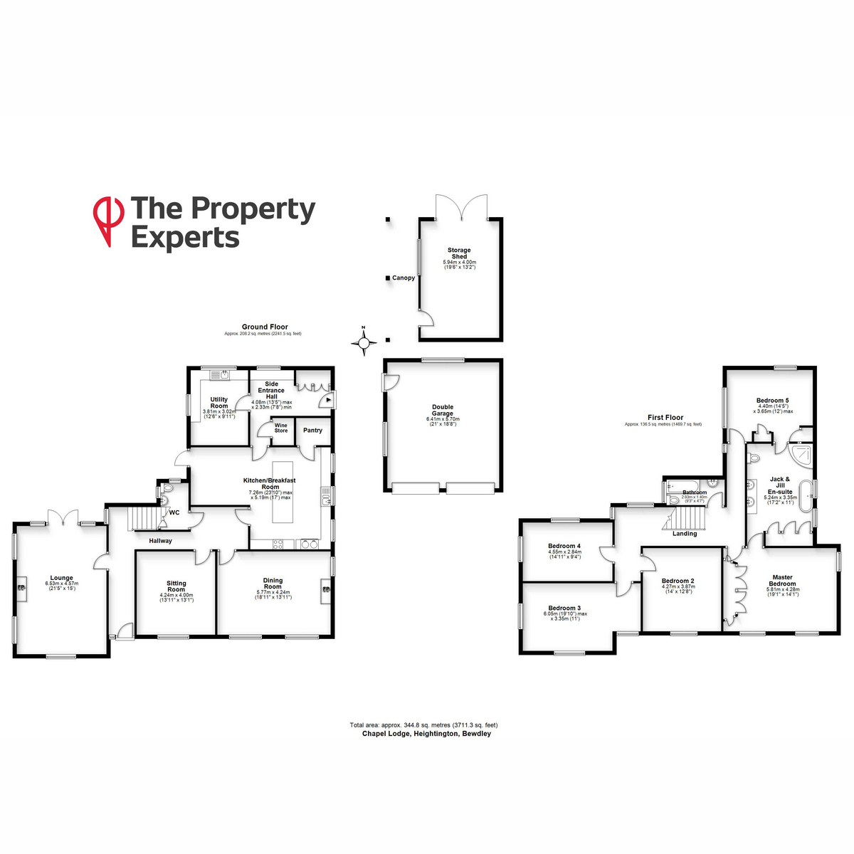 Chapel Lodge, Heightington, Bewdley floorplan