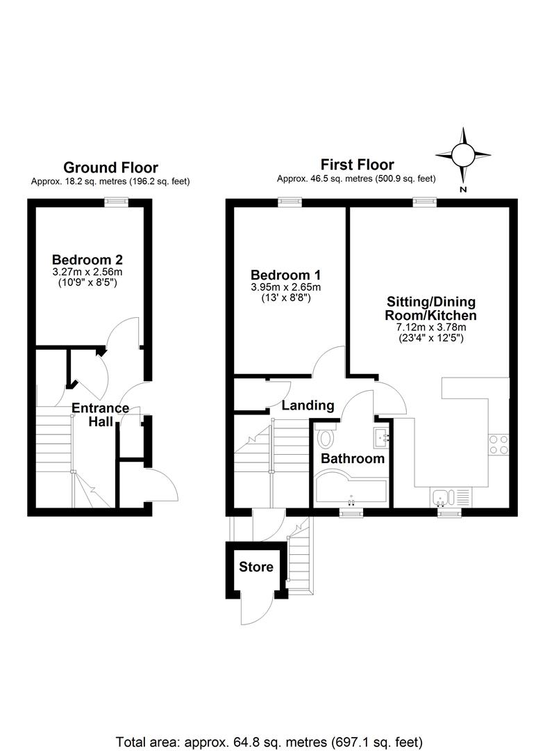 7, Barnfield Walk, Kingsbridge floorplan