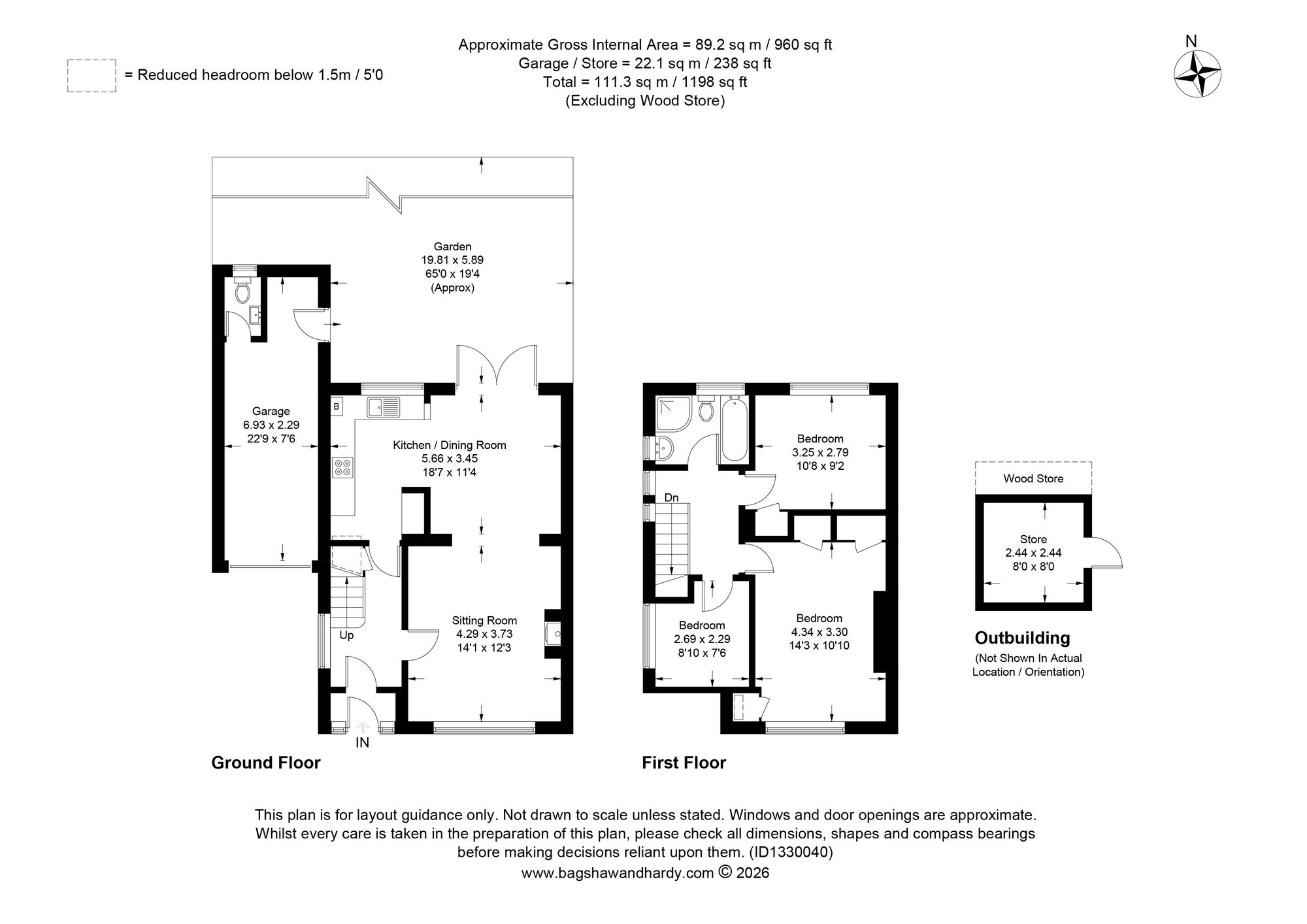 21 Woodhill Park, Tunbridge Wells floorplan