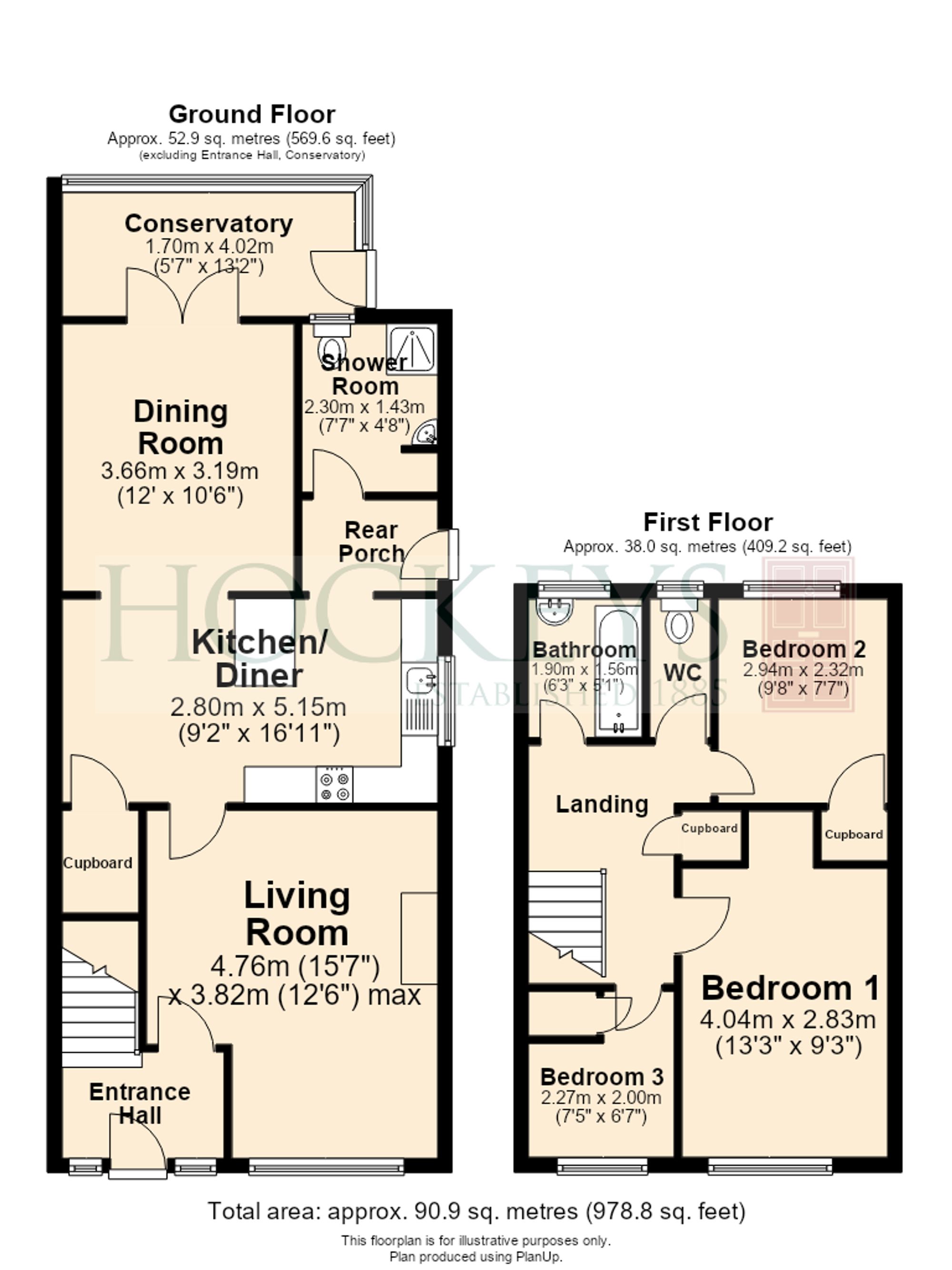10 Kingfisher Walk, Cambridge floorplan