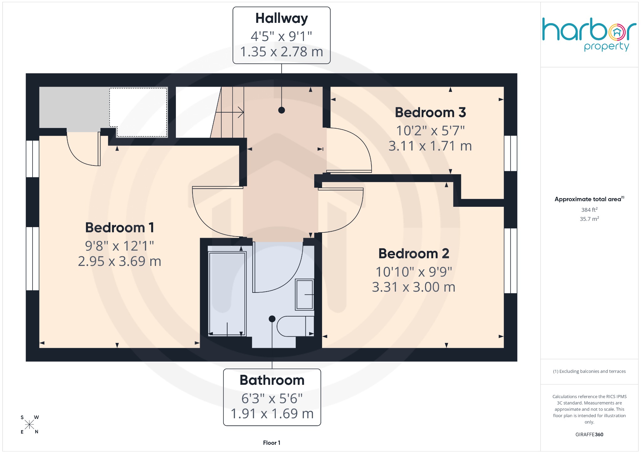 Coatbridge, North Lanarkshire floorplan