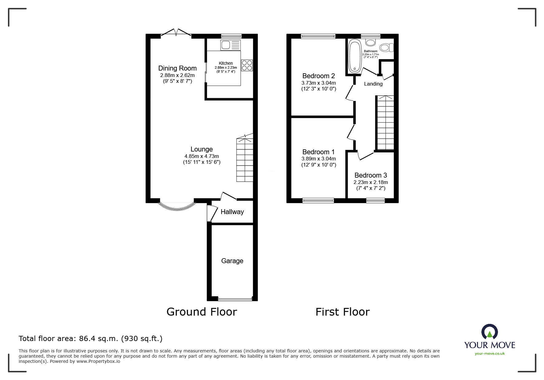 21, Eton Close, Lincolnshire floorplan