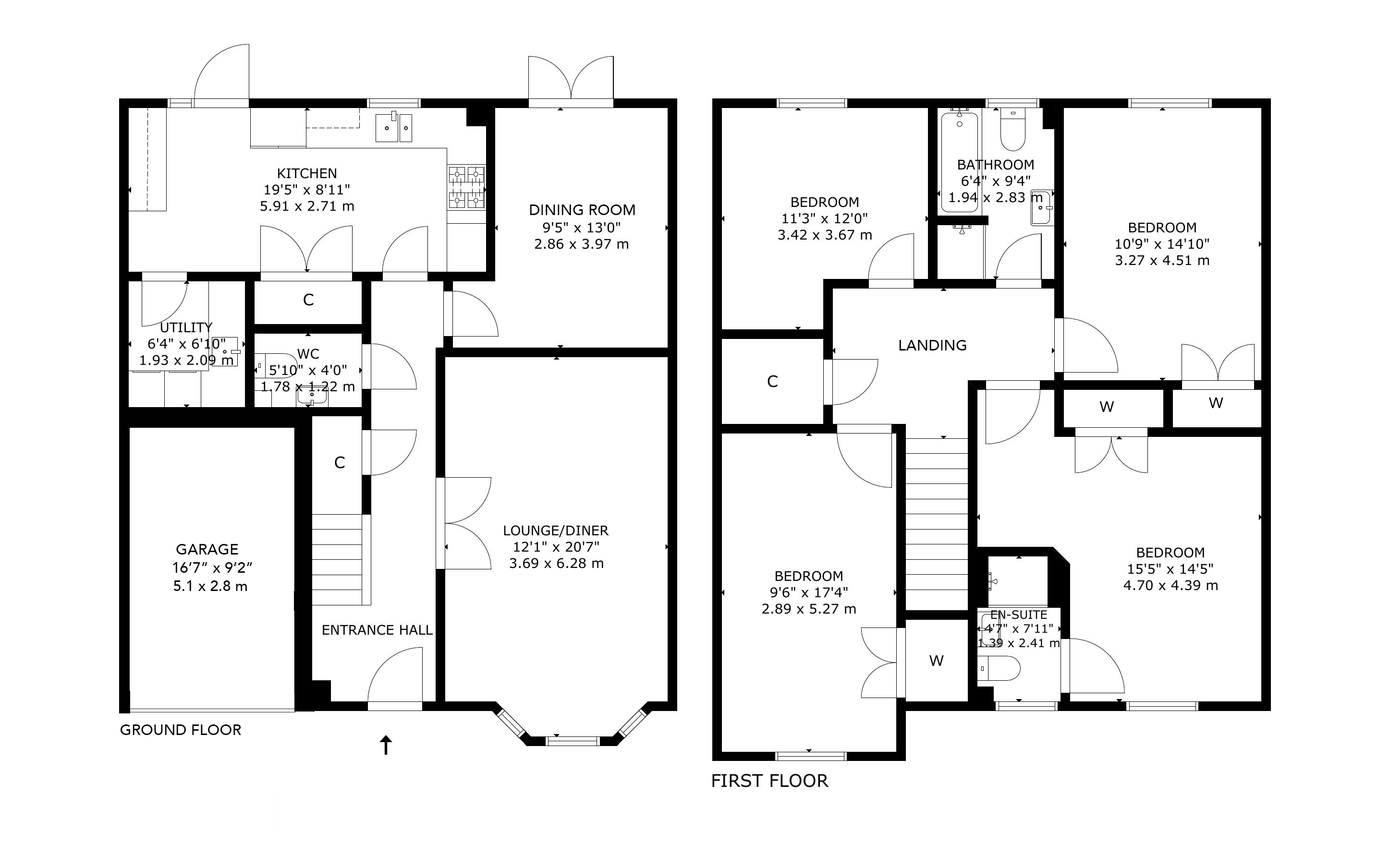 11, Masson Close, Kirkliston floorplan