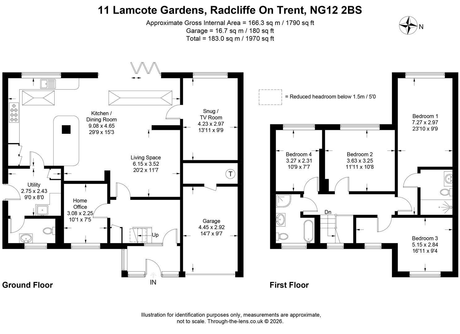 11, Lamcote Gardens, Radcliffe-On-Trent Nottingham floorplan