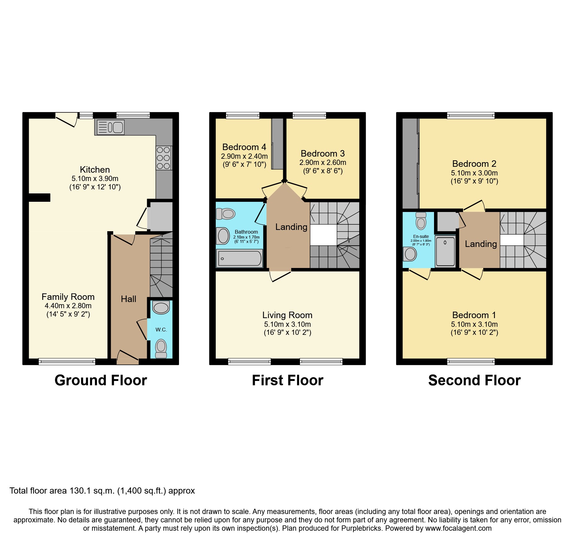 78, Castle Lodge Gardens, Leeds floorplan