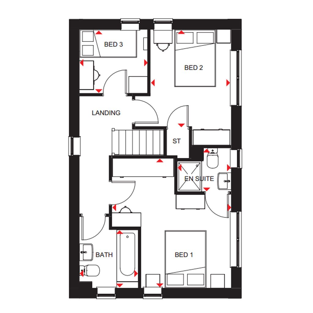"Ennerdale" at Burlow Road, Harpur Hill, Buxton SK17, 3 bedroom semi