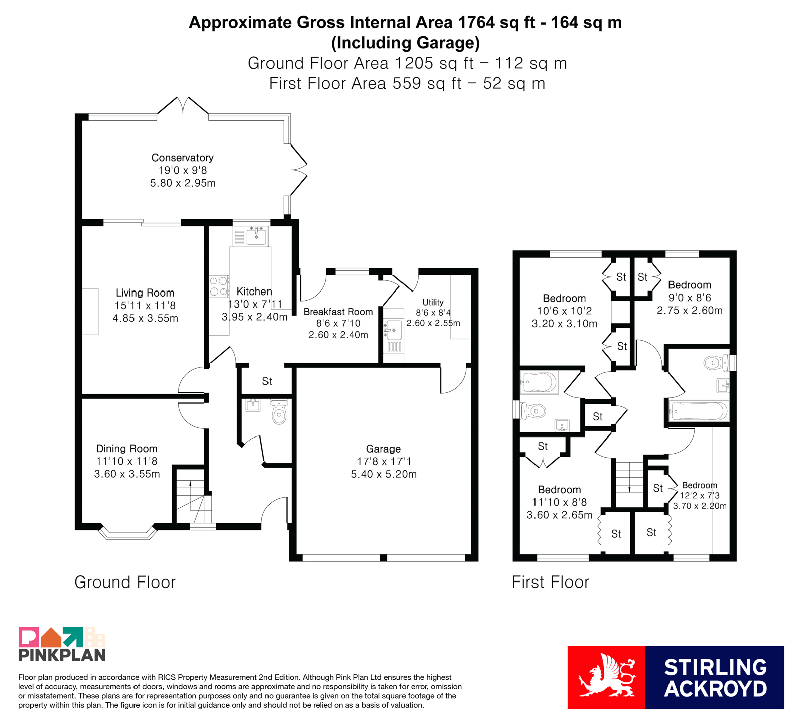 13, Quincy Road, Surrey floorplan