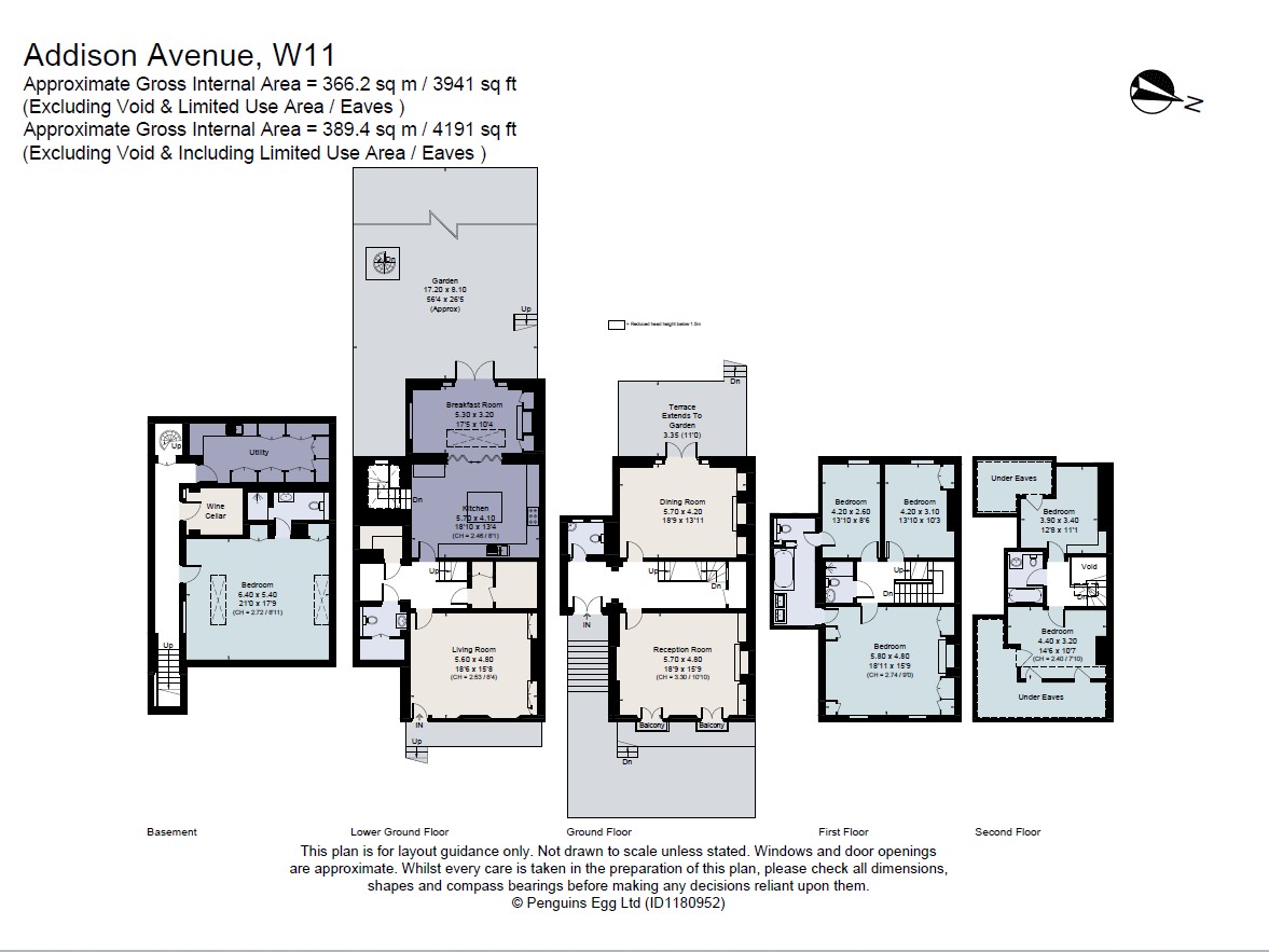 41, Addison Avenue, London floorplan