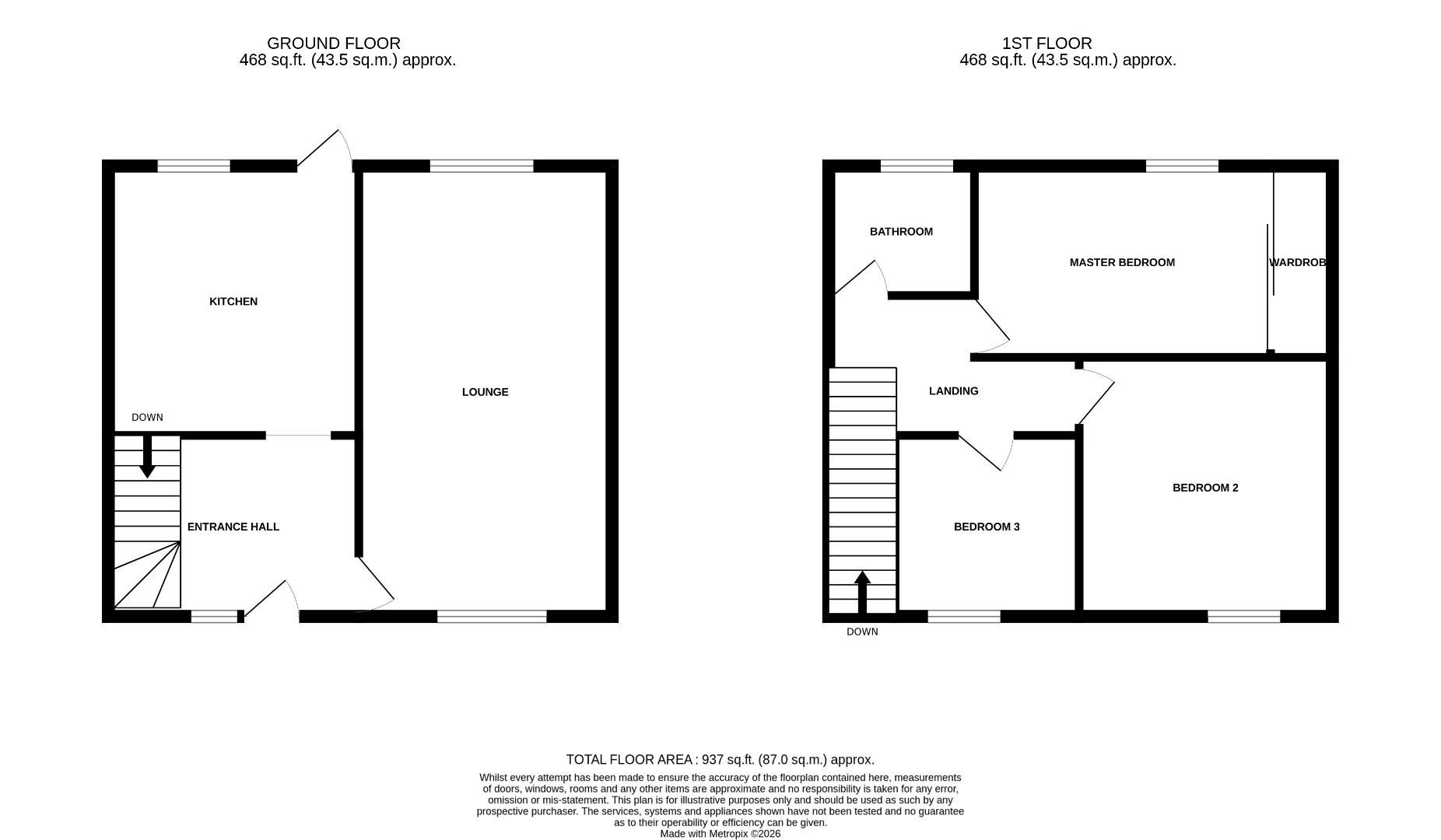 Park Street, Tillicoultry floorplan