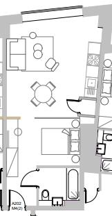 The One Residence, Apartment 201, Manor Road, Leeds floorplan