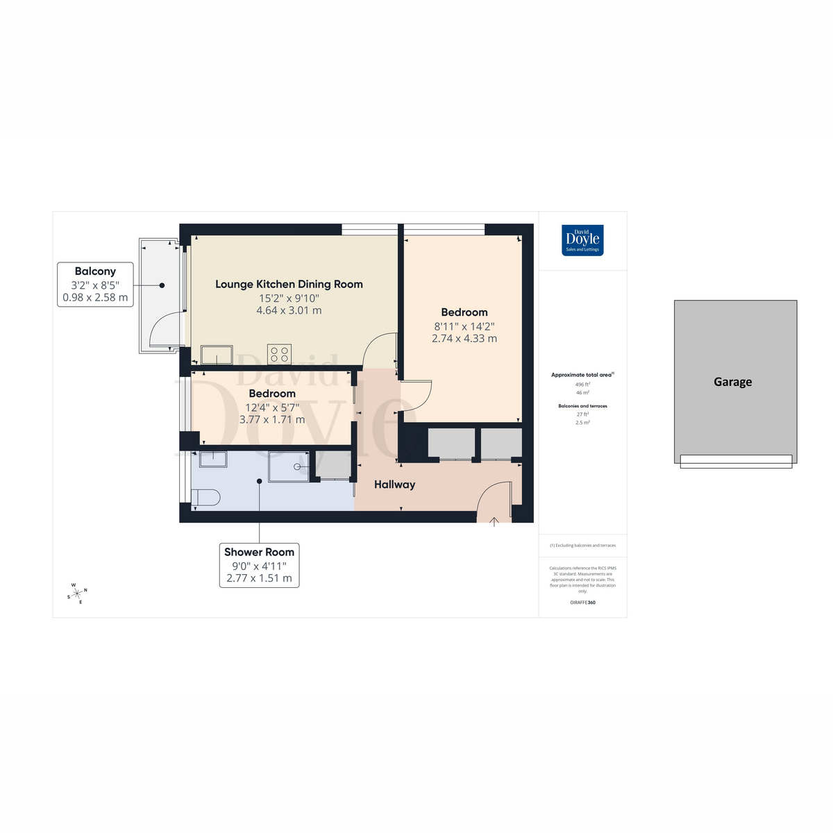 83 Ashcroft Court, Fern Drive, Hemel Hempstead floorplan