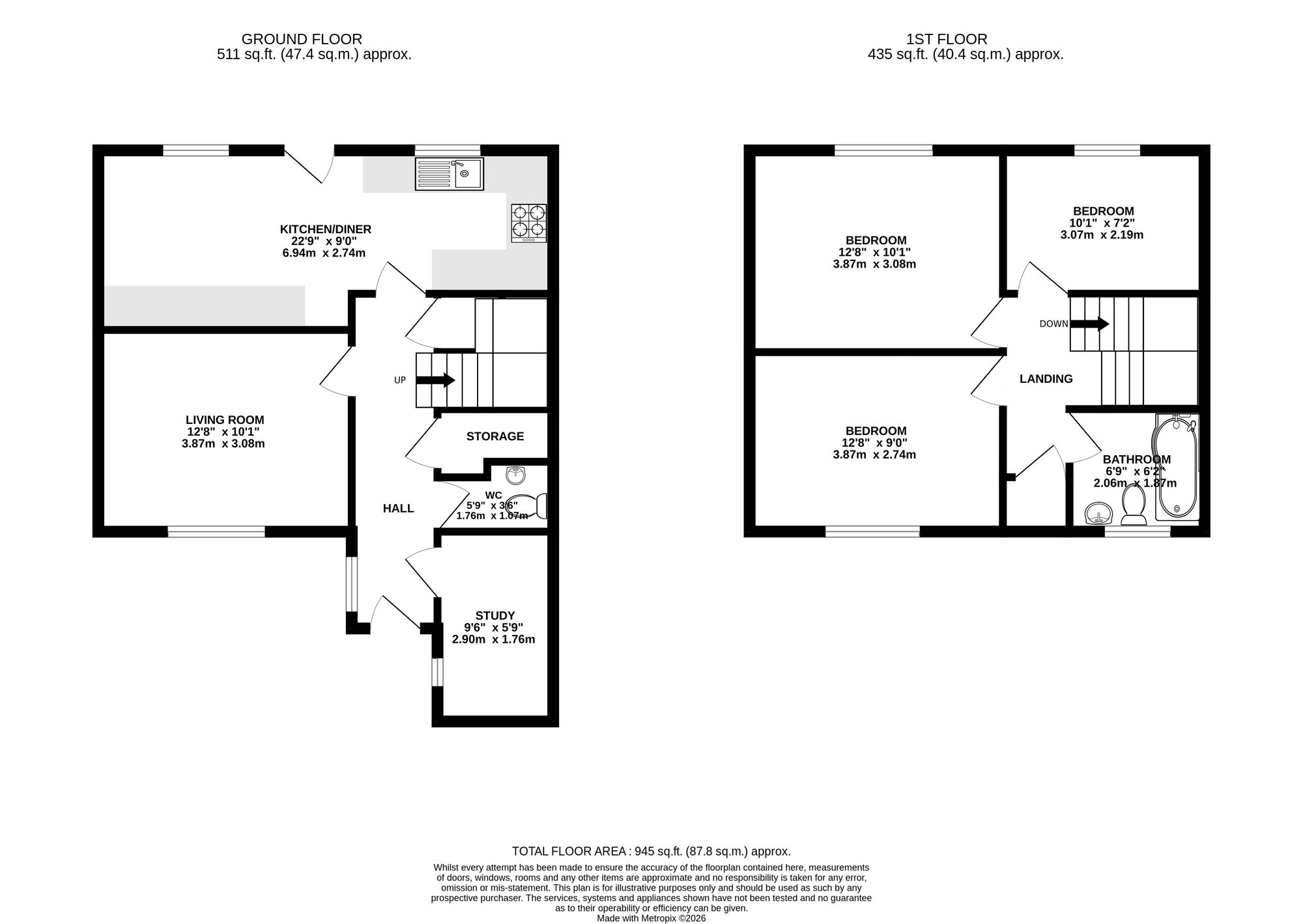 14 Cornbrook Road, Newport floorplan
