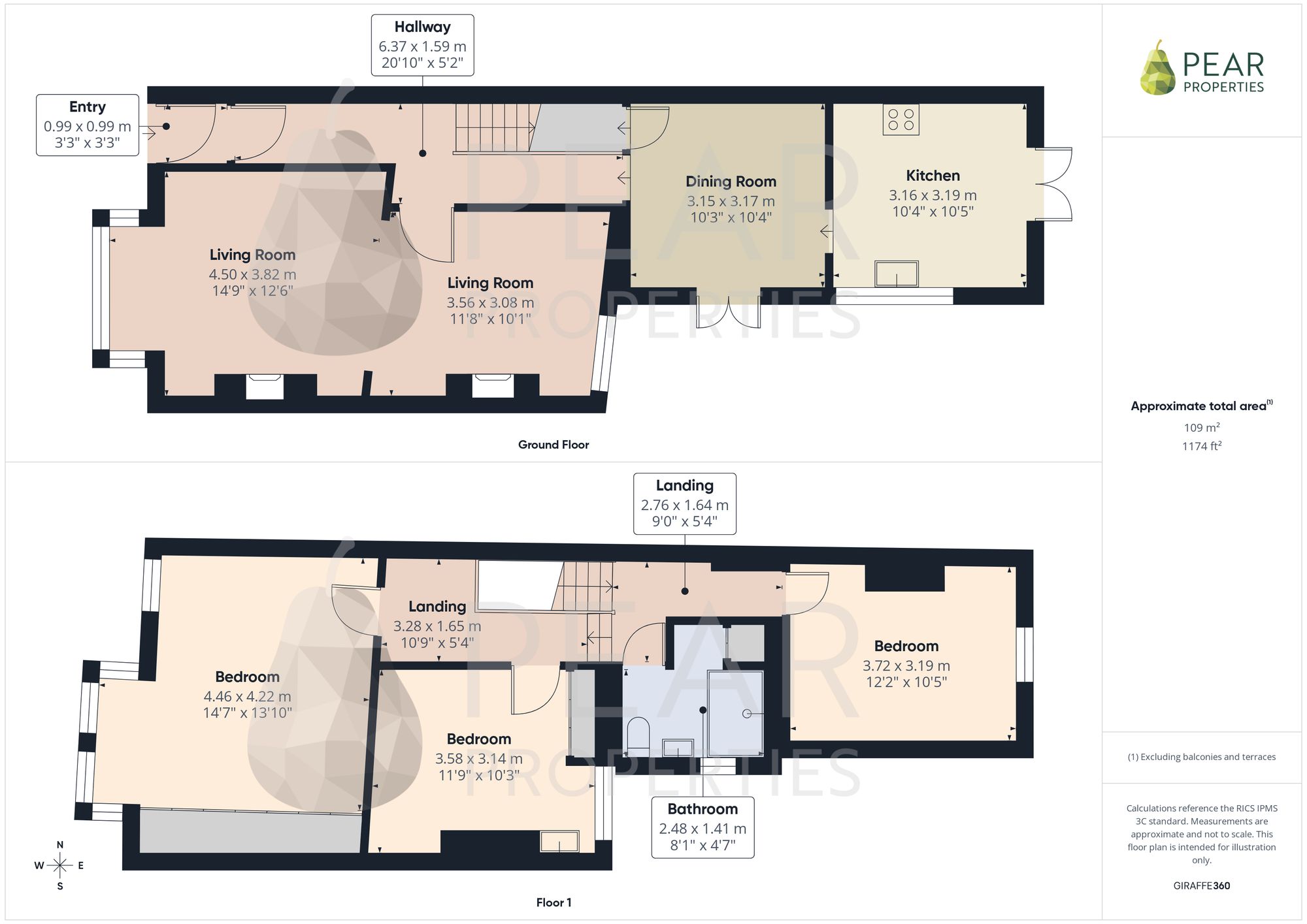 16 Ham Road, Worthing floorplan