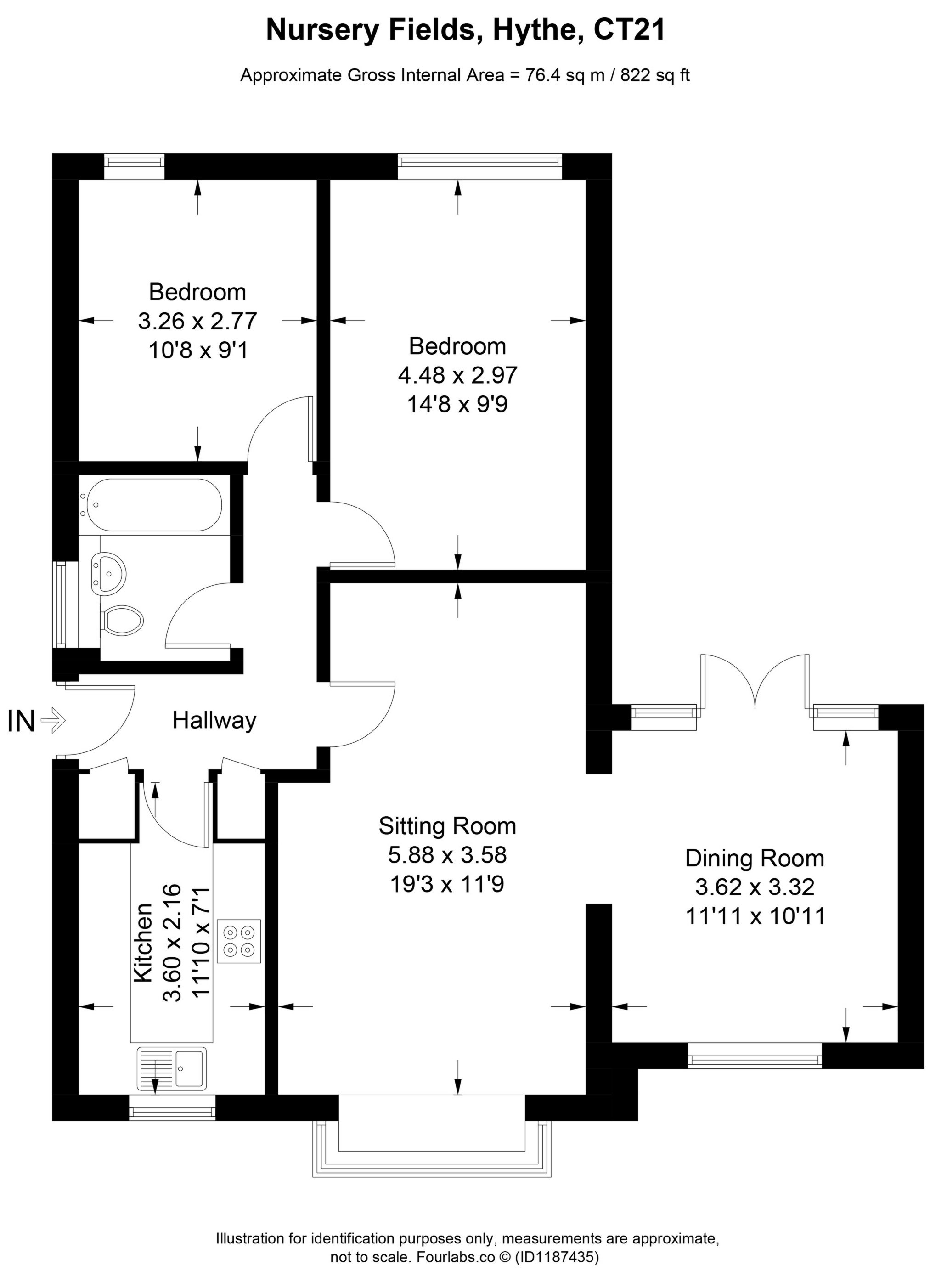 9, Nursery Fields, Hythe floorplan