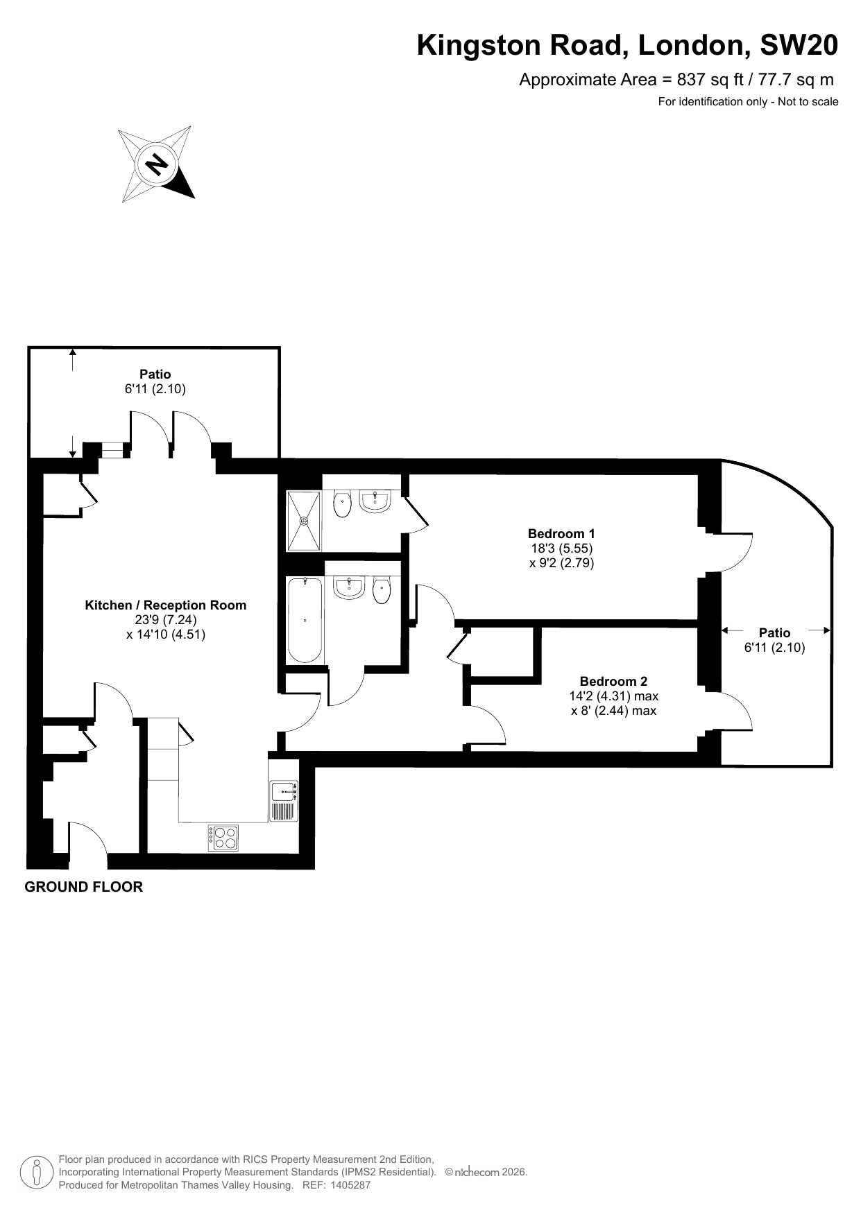 Kingston Road, London floorplan