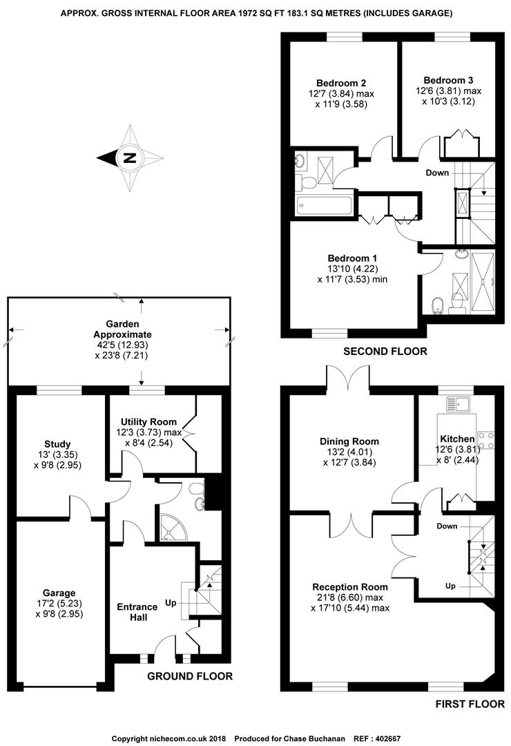 3 Bedrooms Terraced house to rent in Kingston Hill Place, Kingston Upon Thames KT2