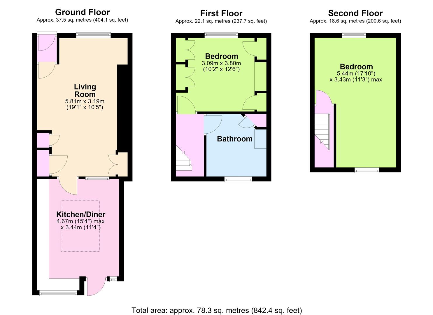 24, West Street, Worthing floorplan