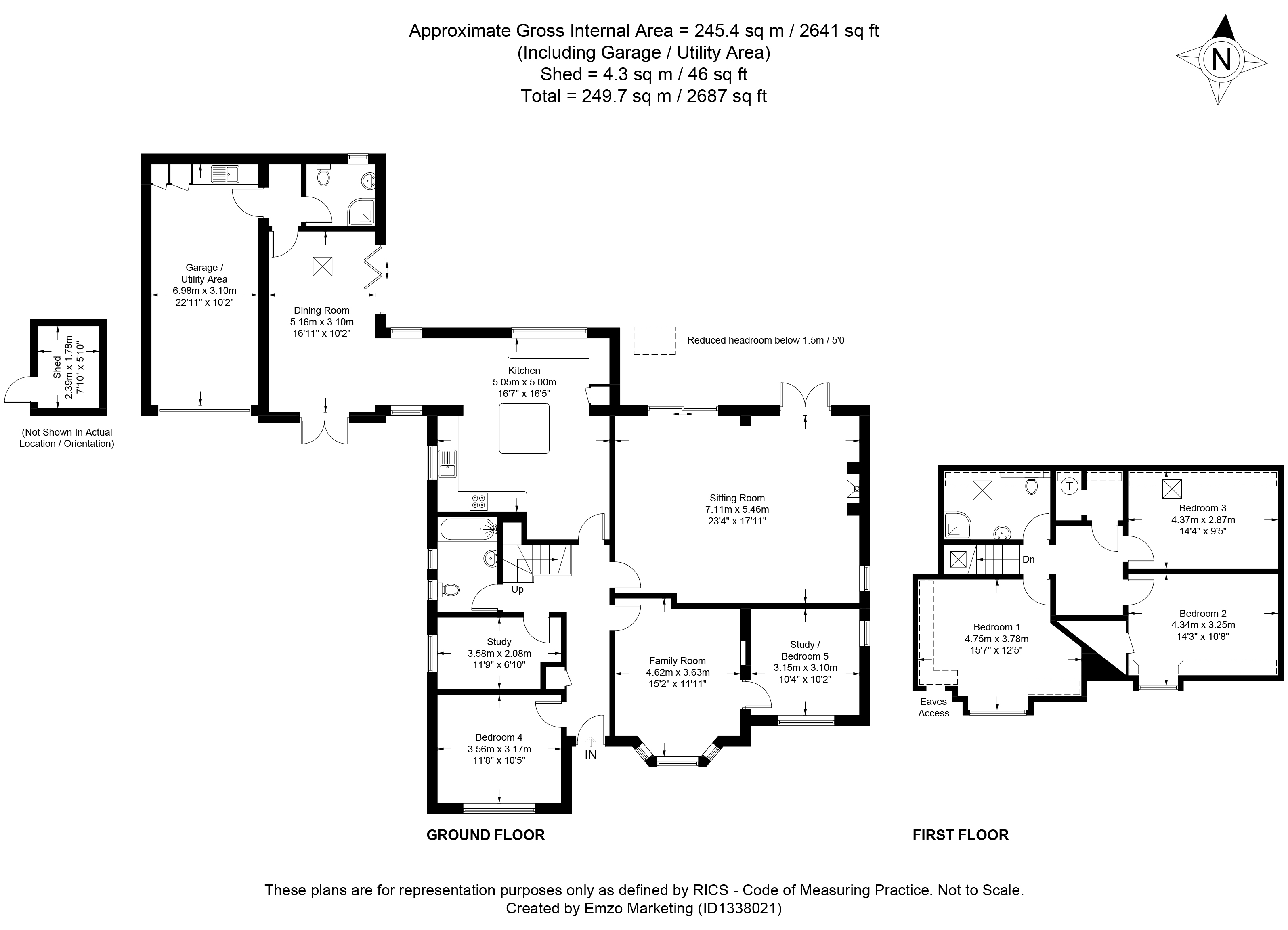 Zoopla Kokanee, 6a, Mount Close, Winchester floorplan