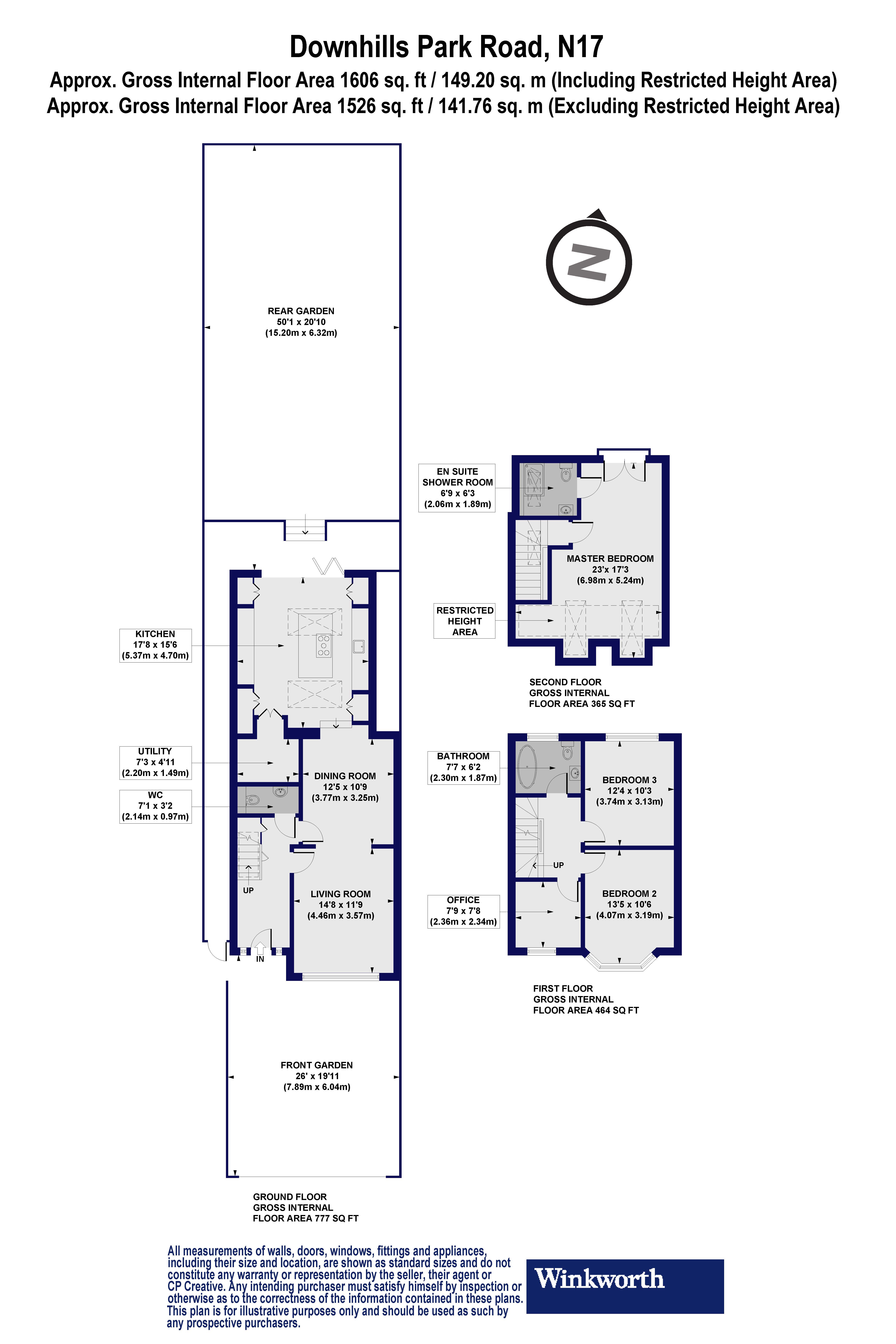 146, Downhills Park Road, London floorplan