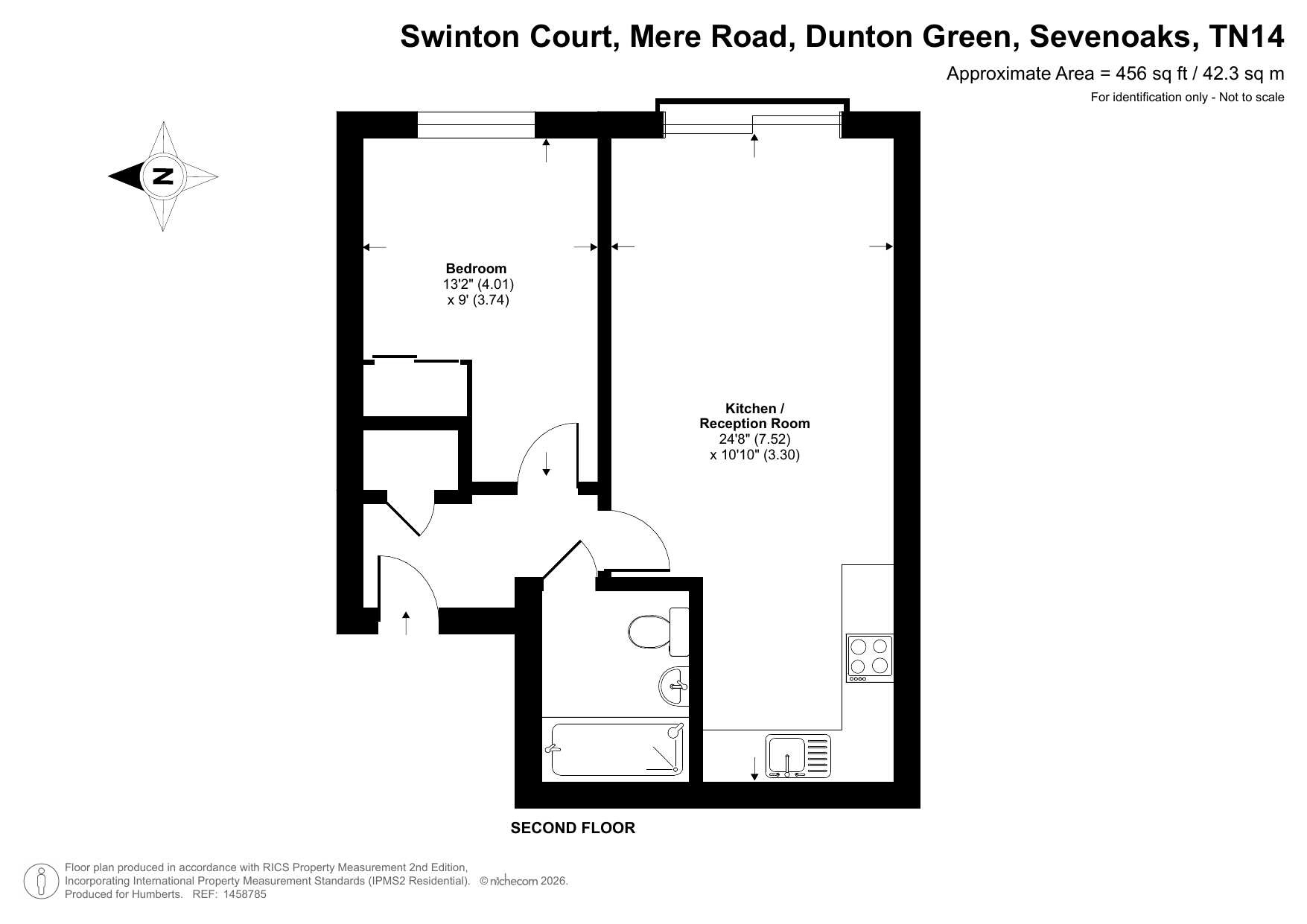 37 Swinton Court,, Mere Road, Sevenoaks floorplan