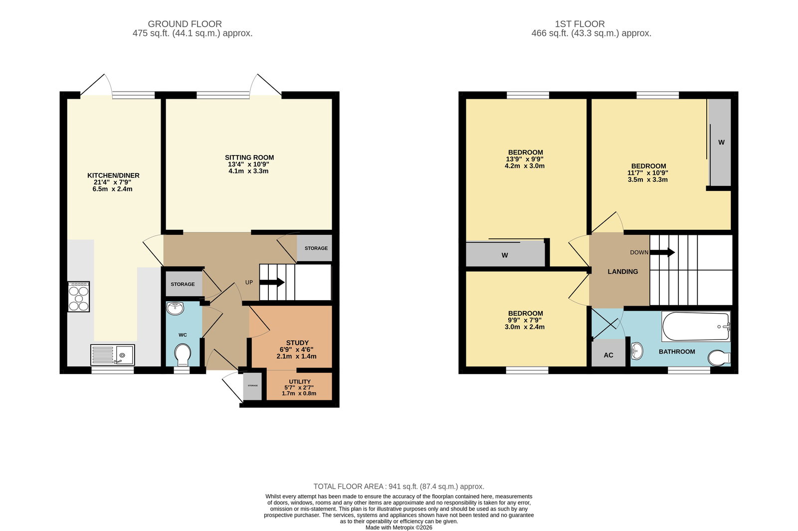 5, Marlborough Gardens, Malvern floorplan