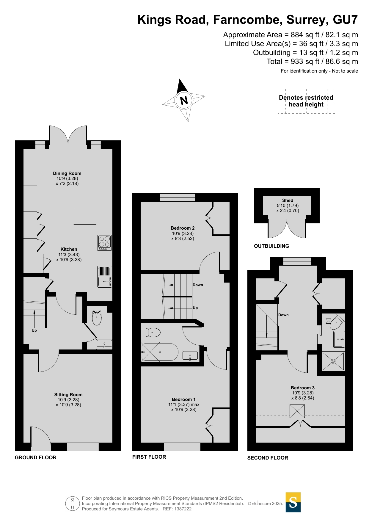 72B, Kings Road, Surrey floorplan